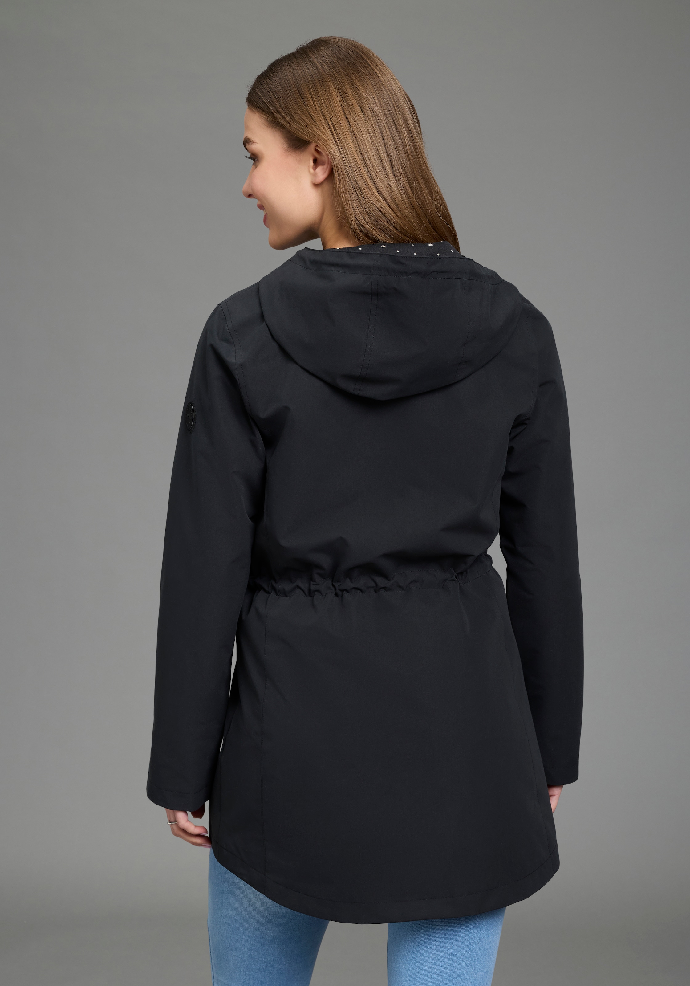 KangaROOS Veste d'extérieur mit Kapuze Übergangsjacke mit Kapuze und Kordelzug