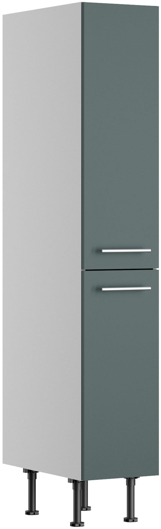 Image of KOCHSTATION Apothekerschrank "KS-Bern2" Breite 30 cm, Höhe 176,6 cm, 2 Auszüge (Höhe 89,2 /70 cm)