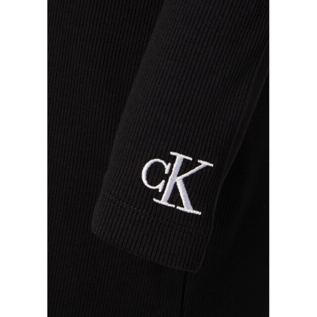 ♕ Calvin Klein Jeans Jerseykleid »SQUARE NECK RIB DRESS«, mit Calvin Klein  Jeans Monogramm-Stickerei versandkostenfrei auf