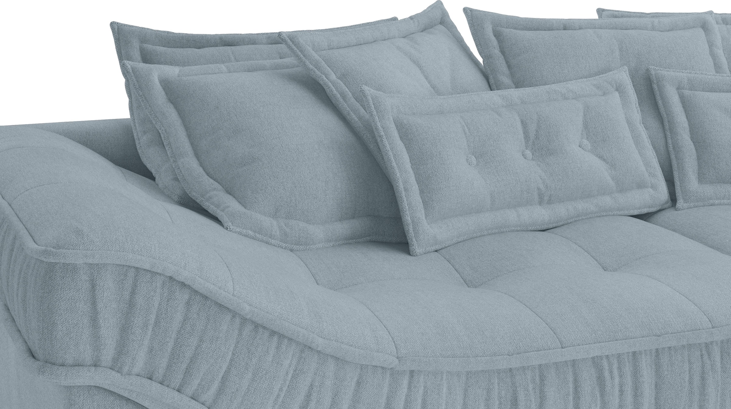 Mr. Couch Ecksofa »Diwan II, L-Form«, Wahlweise mit Kaltschaumpolsterung bis 140 kg belastbar