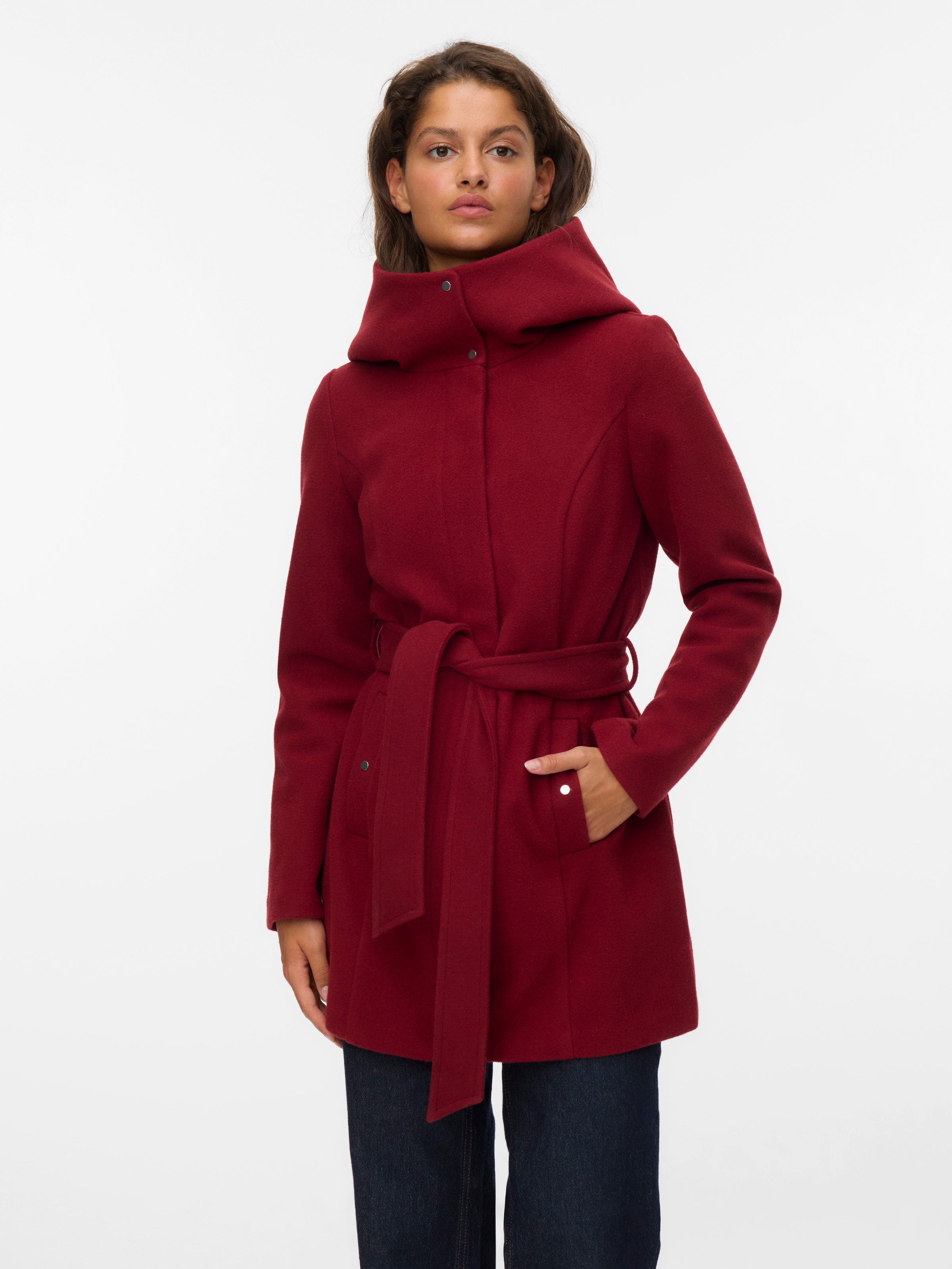Image of Vero Moda Langjacke "VMPOPLIVA JACKET GA BOO" mit Kapuze