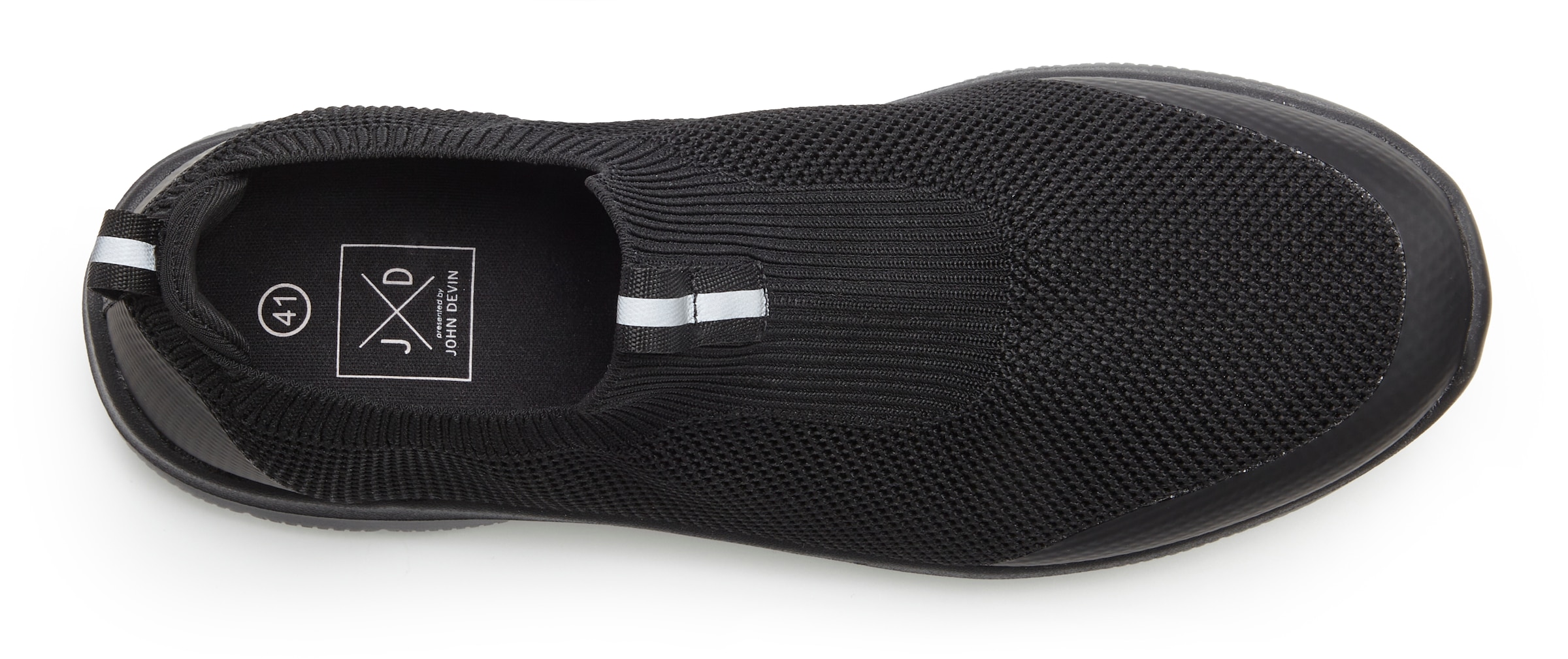 John Devin Sneaker »Slipper, Freizeitschuh, Textilschuhe, Stoffschuhe, Turnschuh«  Slip-On-Sneaker mit ultraleichter Sohle Unisex VEGAN