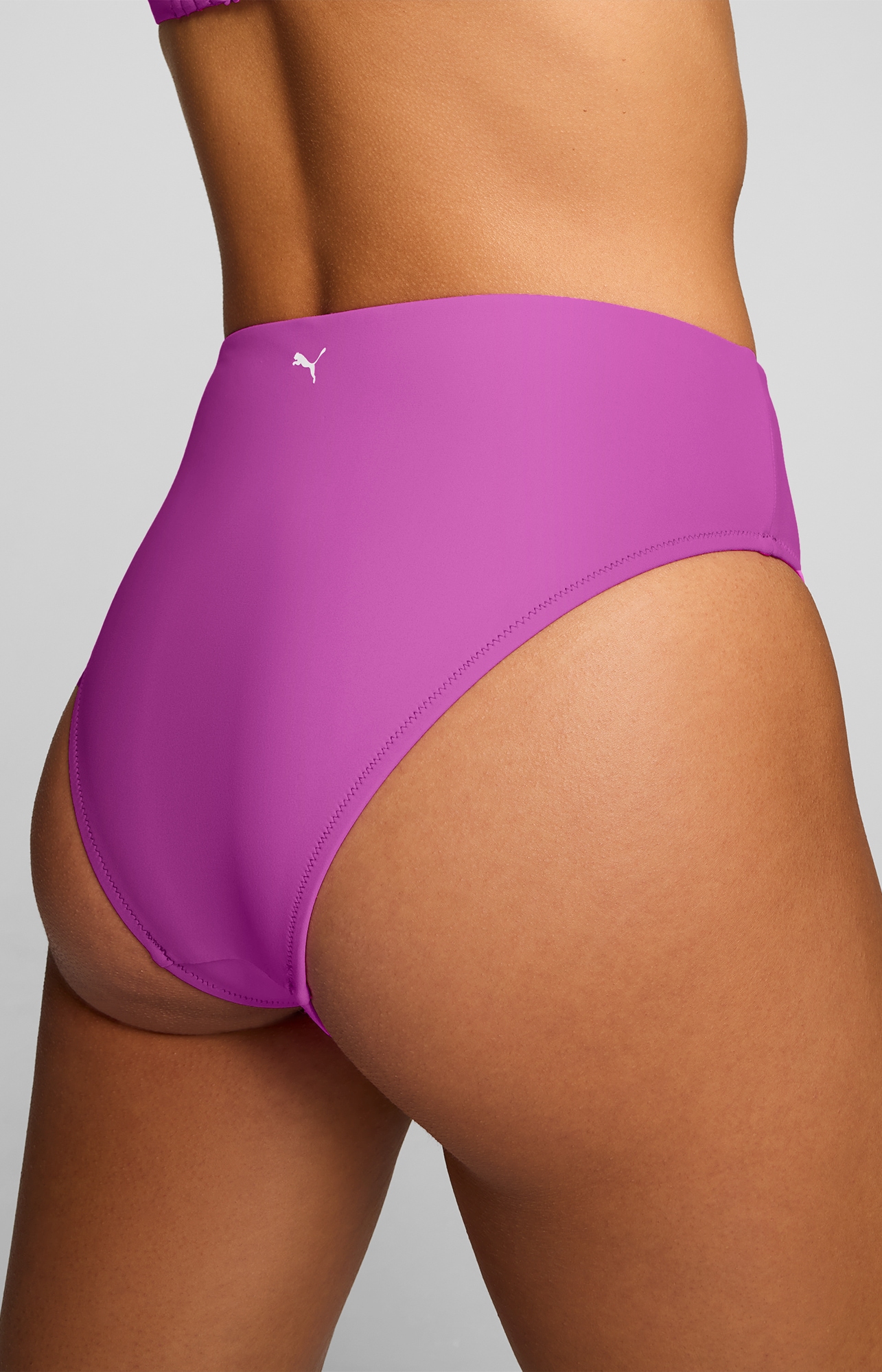 PUMA Pantalon de bikini taille haute »PUMA SWIM WOMEN HIGH WAIST BRIEFS« avec découpe haute à la jambe, élastique