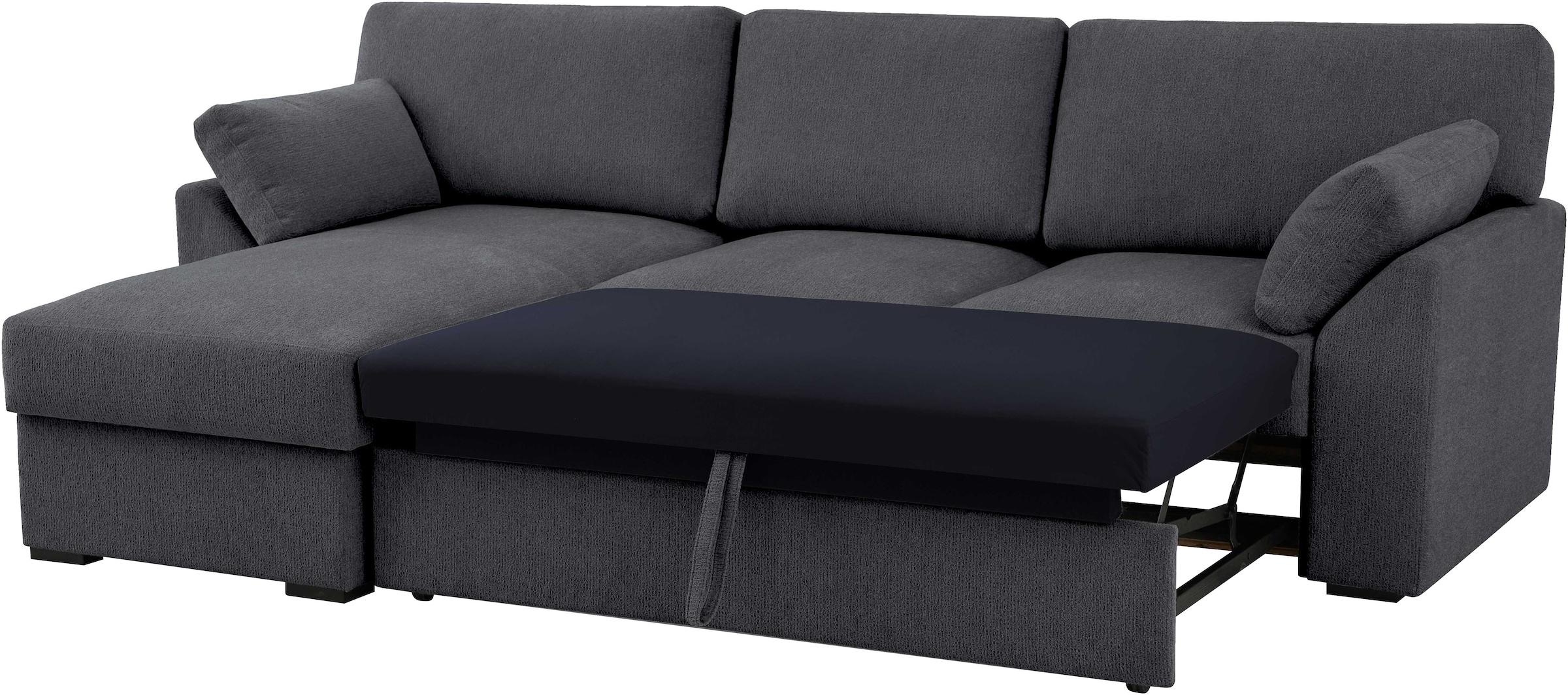 Home affaire Ecksofa »Citry«, Breite 246 cm, Chenille, Bettfunktion, Bettkasten, L-Form