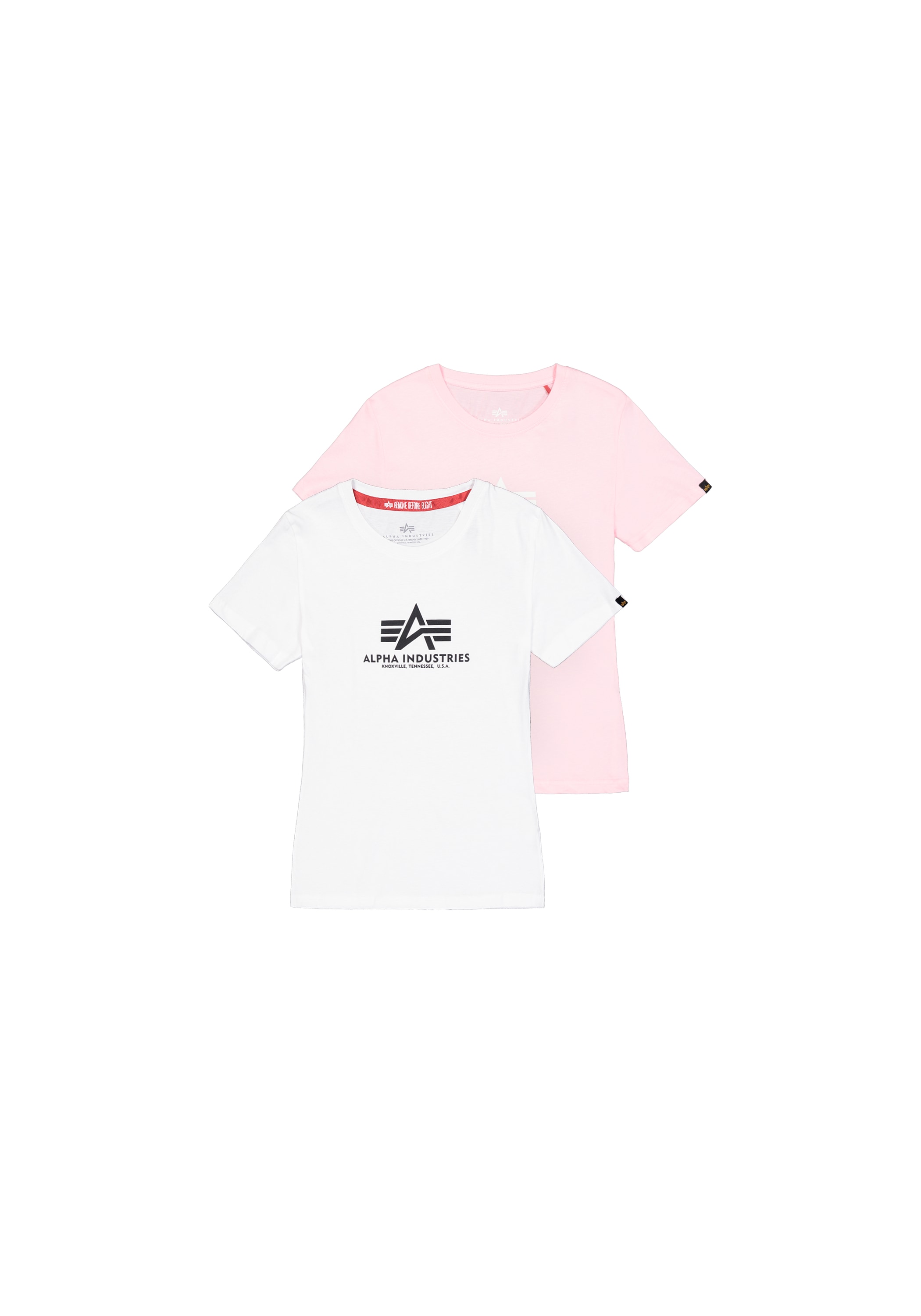 Image of Alpha Industries T-Shirt "New Basic BL T-Shirt 2-Pack W"