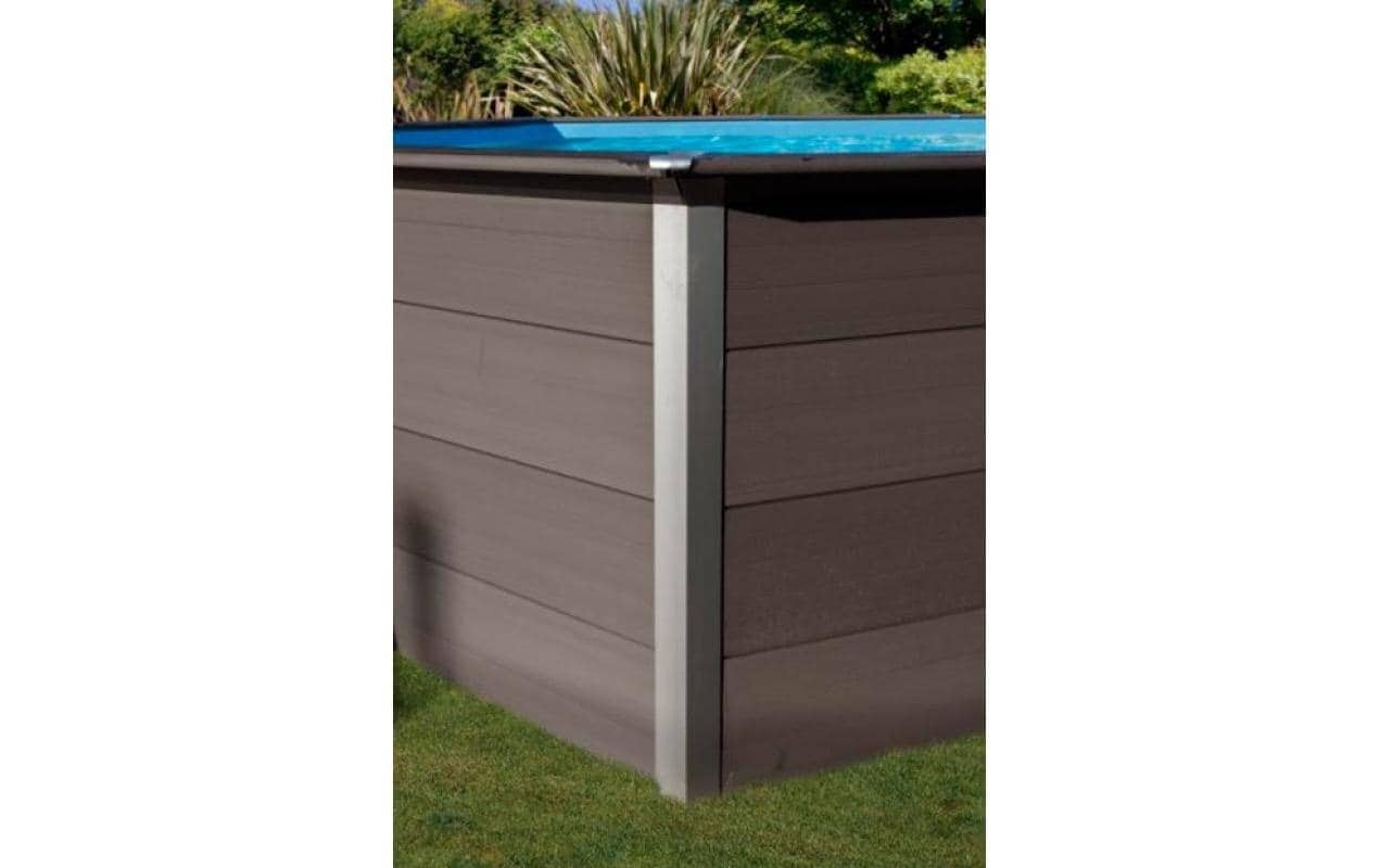 Gre Piscine en forme de huit »Avantgarde« 6-tlg., Composite Pool, ØxH: 410x124 cm