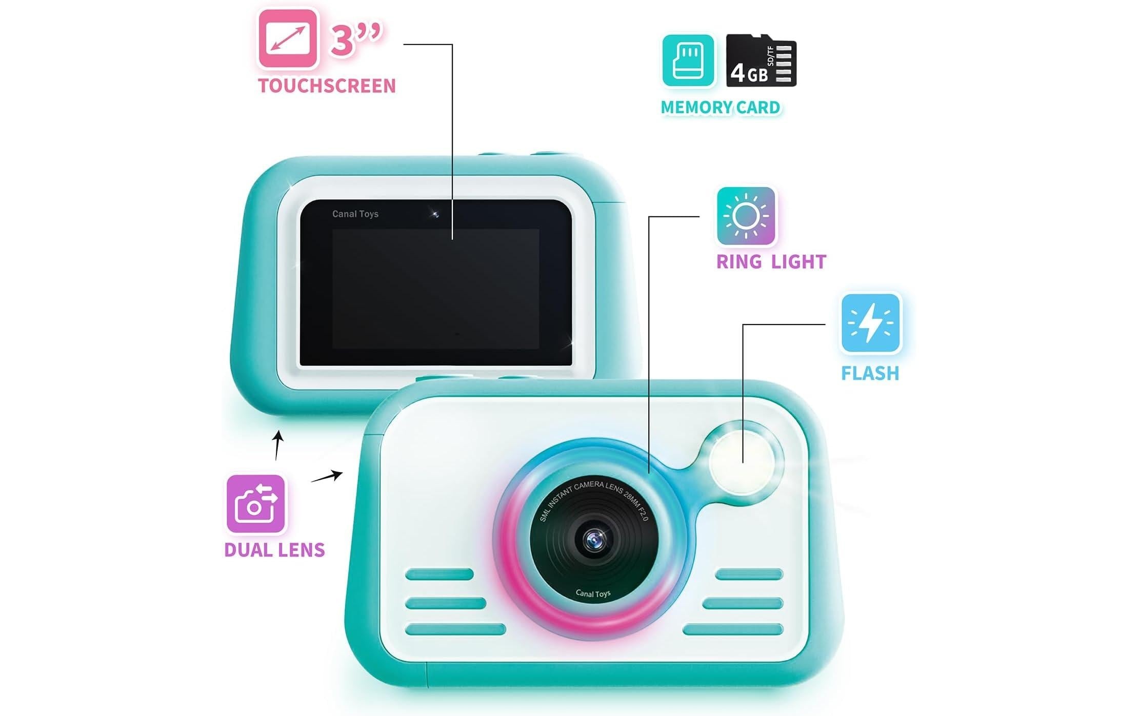 Canal Toys Sofortbildkamera »Instant Camera 2.0 with color paper«