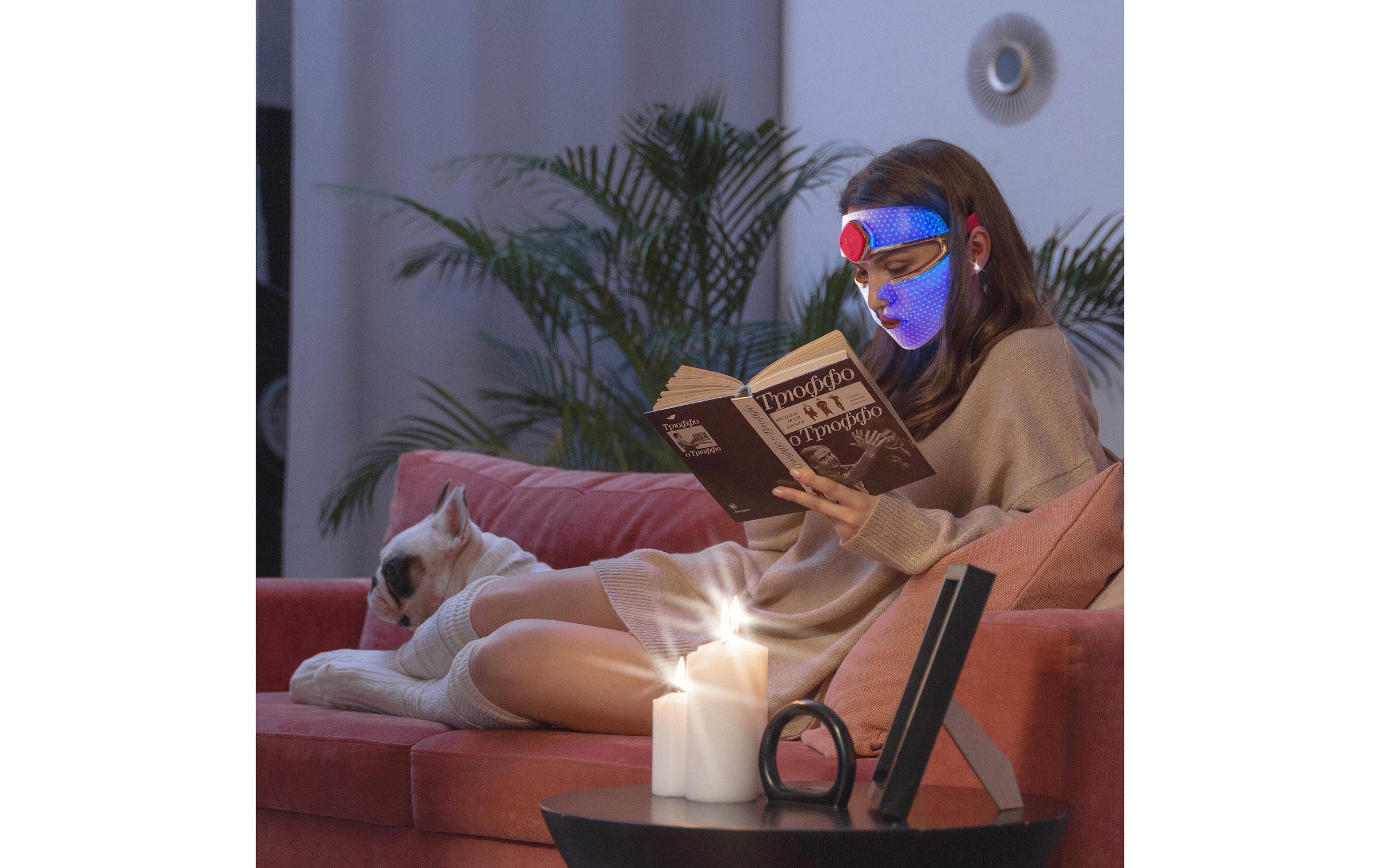 FOREO Masque facial LED »FAQ™ 201 Silicone LED Face Mask« LED Gesichtsmaske mit 3 Farben