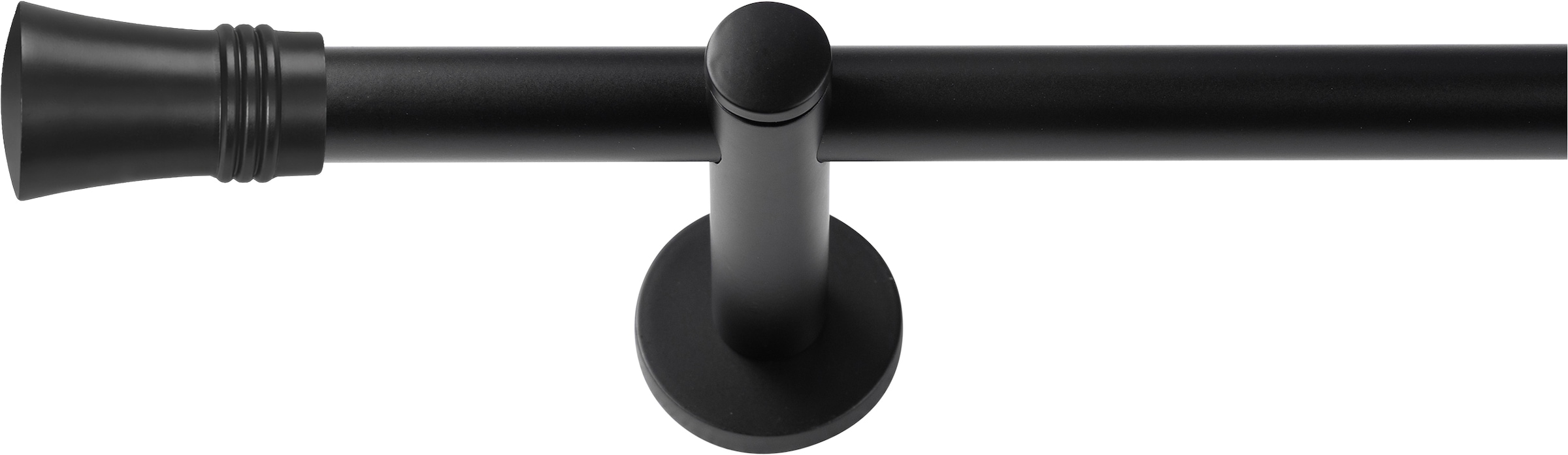 SN DECO GROUP Gardinenstange »Gardinenstange Lyon Ø 19 mm, 1-läufig, Fixmass, verschraubt« Ø 19 mm Fixmass;kürzbar