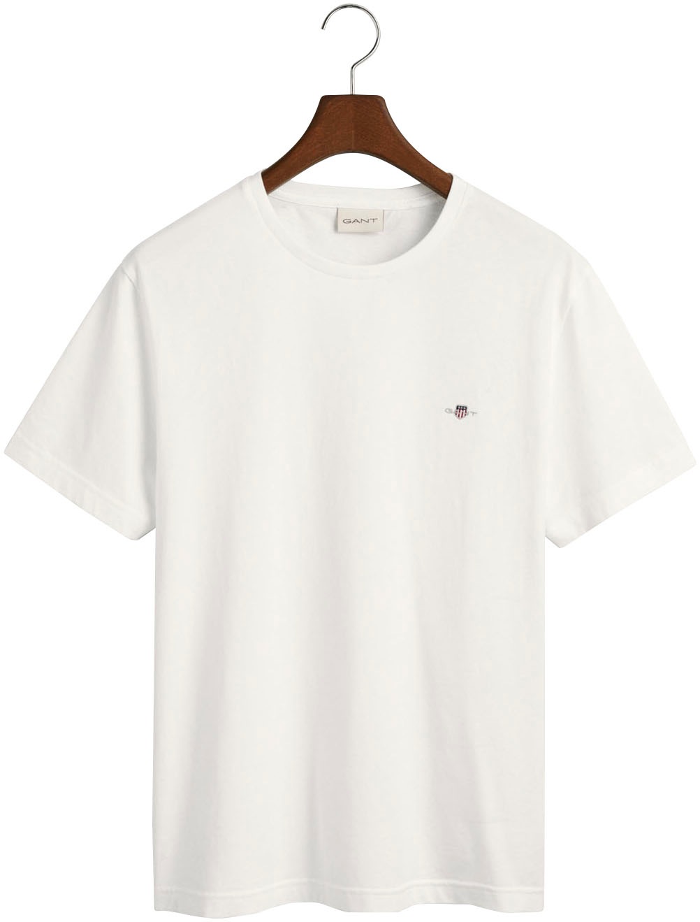 Gant »REG SHIELD SS T-SHIRT« mit Logostickerei auf der Brust