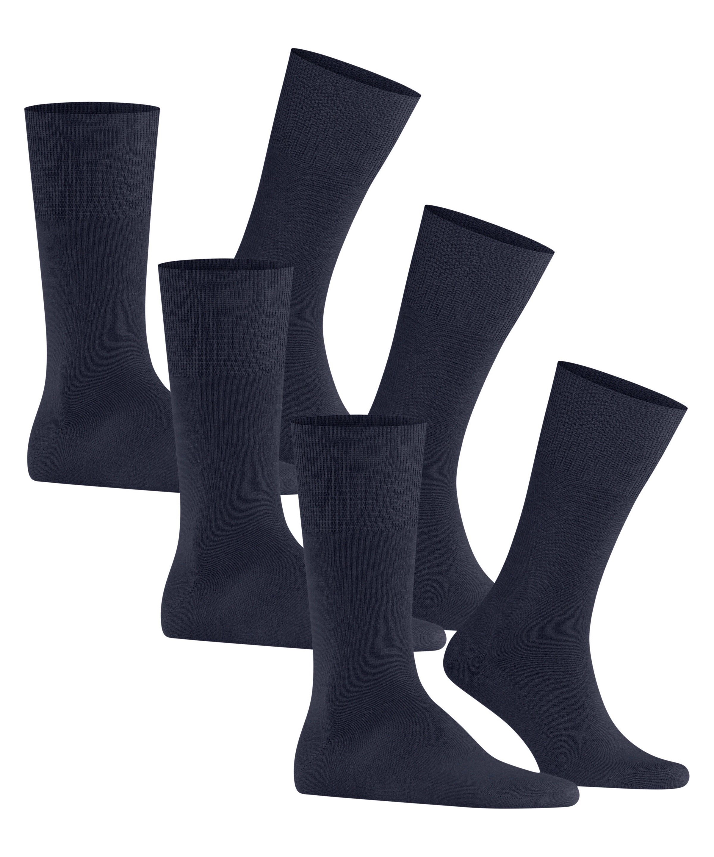 FALKE Socken »Airport« 3 Paar,  im praktischen 3er-Bundle, mit Merinowolle aussen und Baumwolle innen