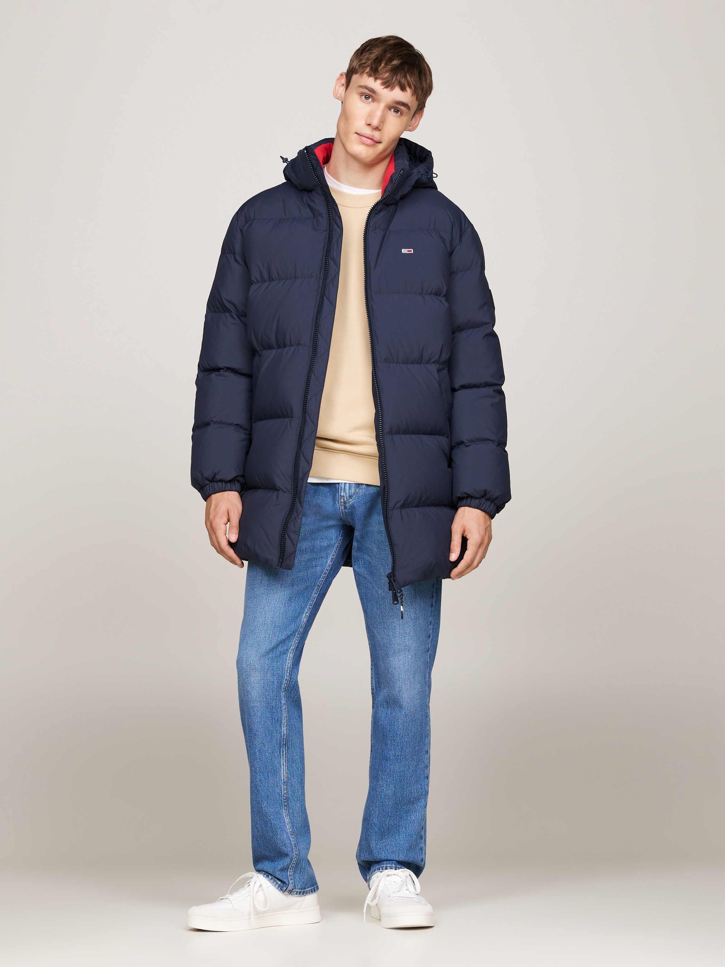 Tommy Jeans Steppjacke »TJM ESSENTIAL DOWN PARKA«, mit Kapuze, mit Kapuze