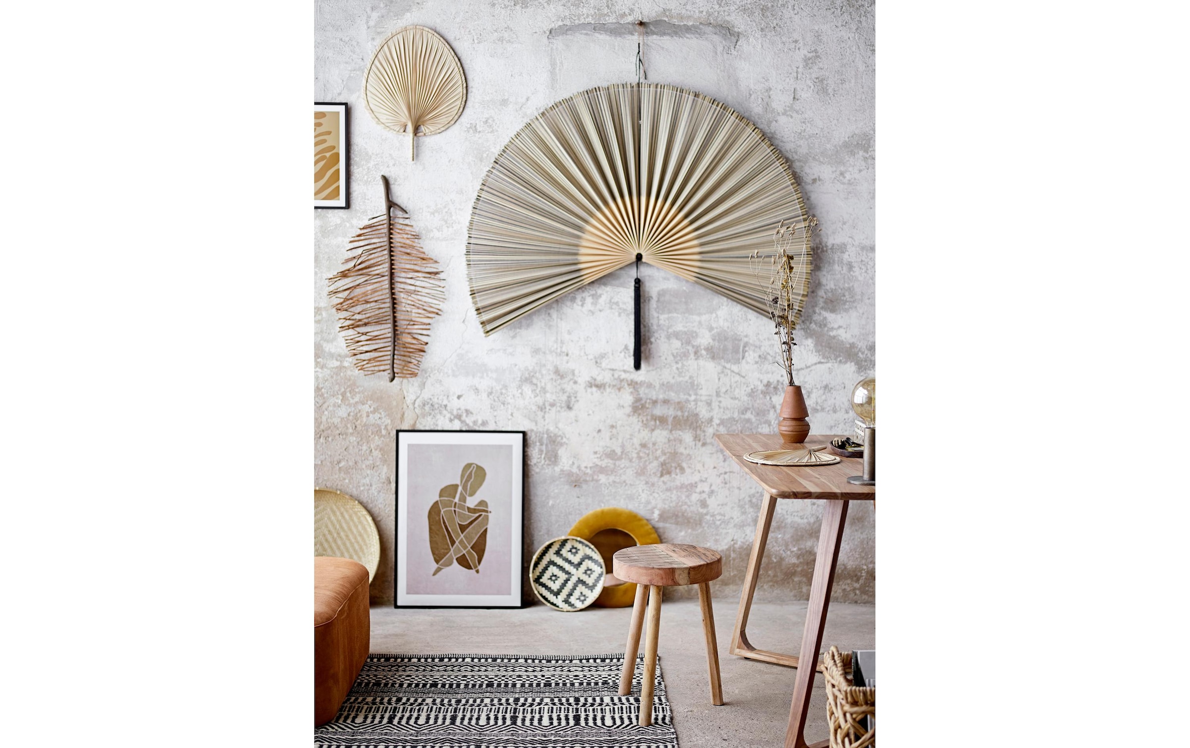 Bloomingville Wanddekoobjekt »Pandanus 145 x 110 cm«