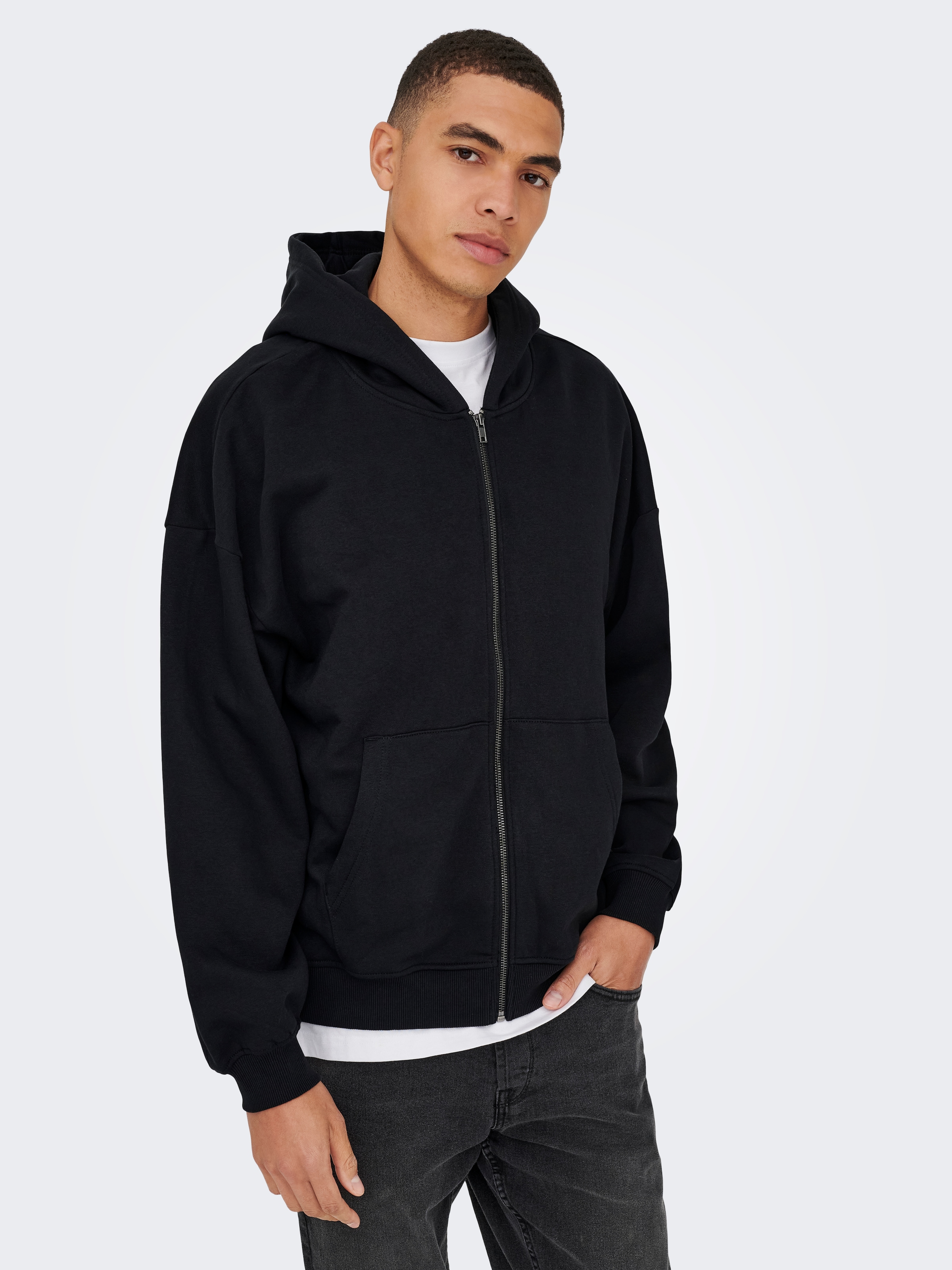 ONLY & SONS Kapuzensweatshirt »ONSTURNER LIFE VTG ZIP HOODIE SWEAT«
