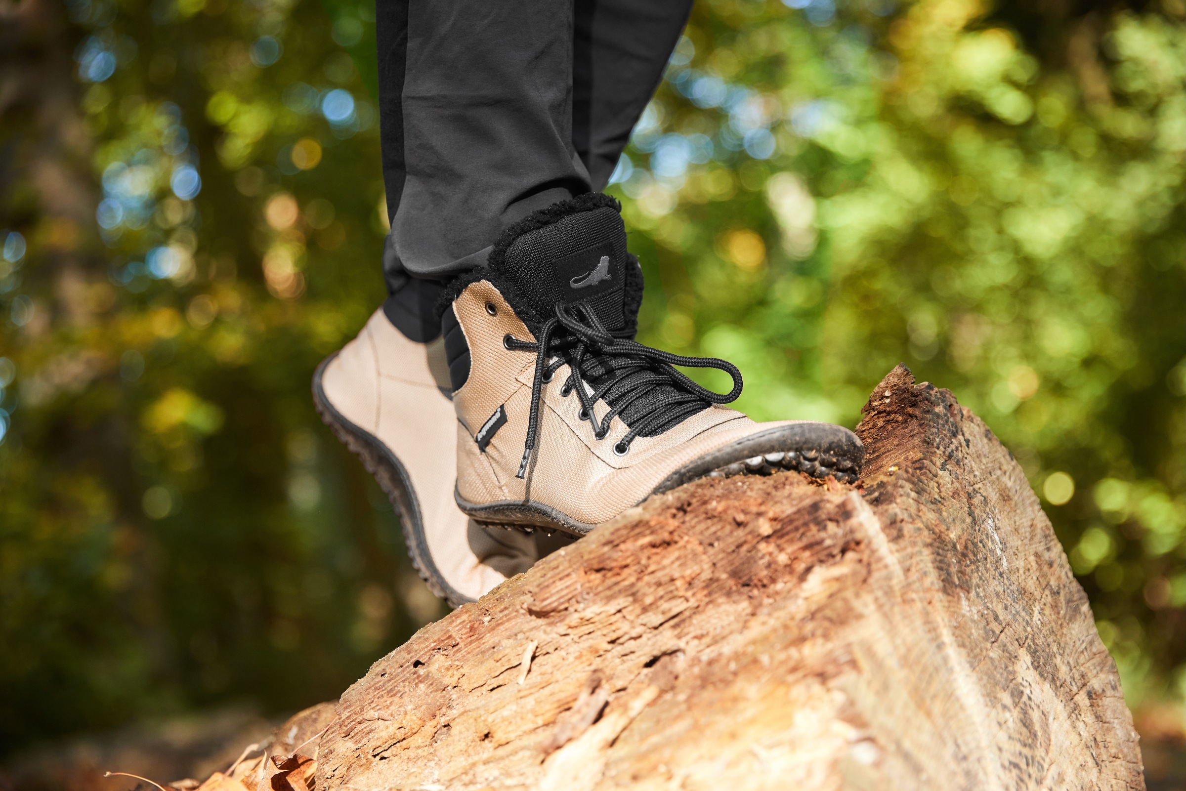 Leguano Barfussschuh »KOSMO«, Bequemschuh, Schnürboots mit einzigartiger Halbkugel-Laufsohle