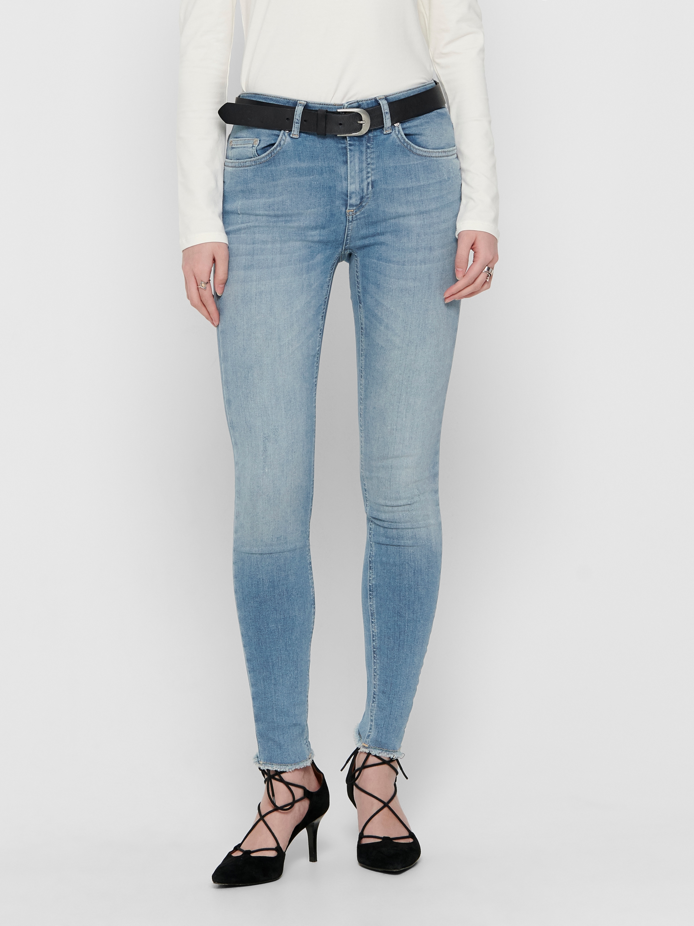 Image of ONLY Ankle-Jeans "ONLBLUSH MID SK AK RAW REA1467"