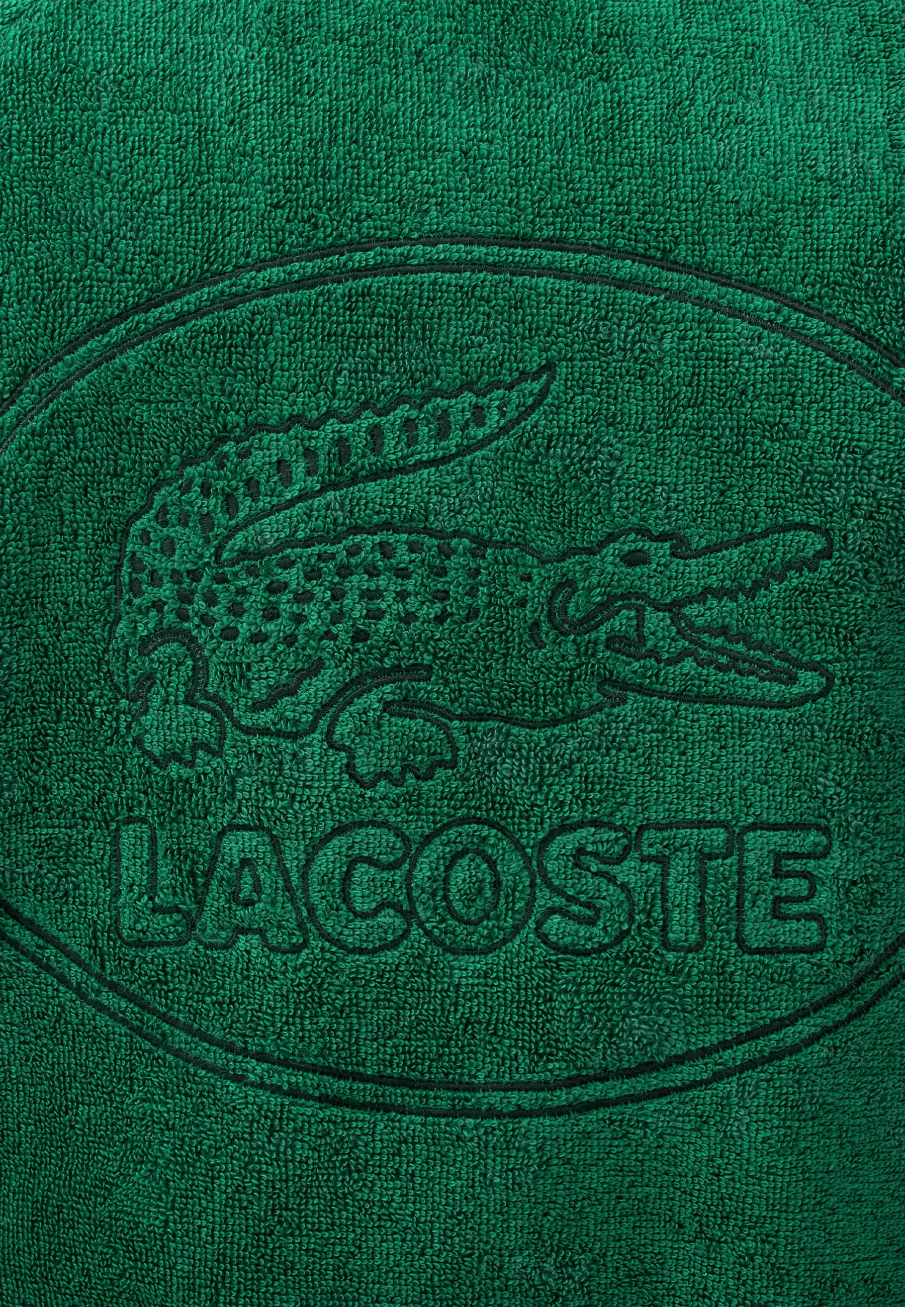 Lacoste Peignoir de bain »LDEFILE« 1 cuis Avec broderie logo au dos, 100% coton