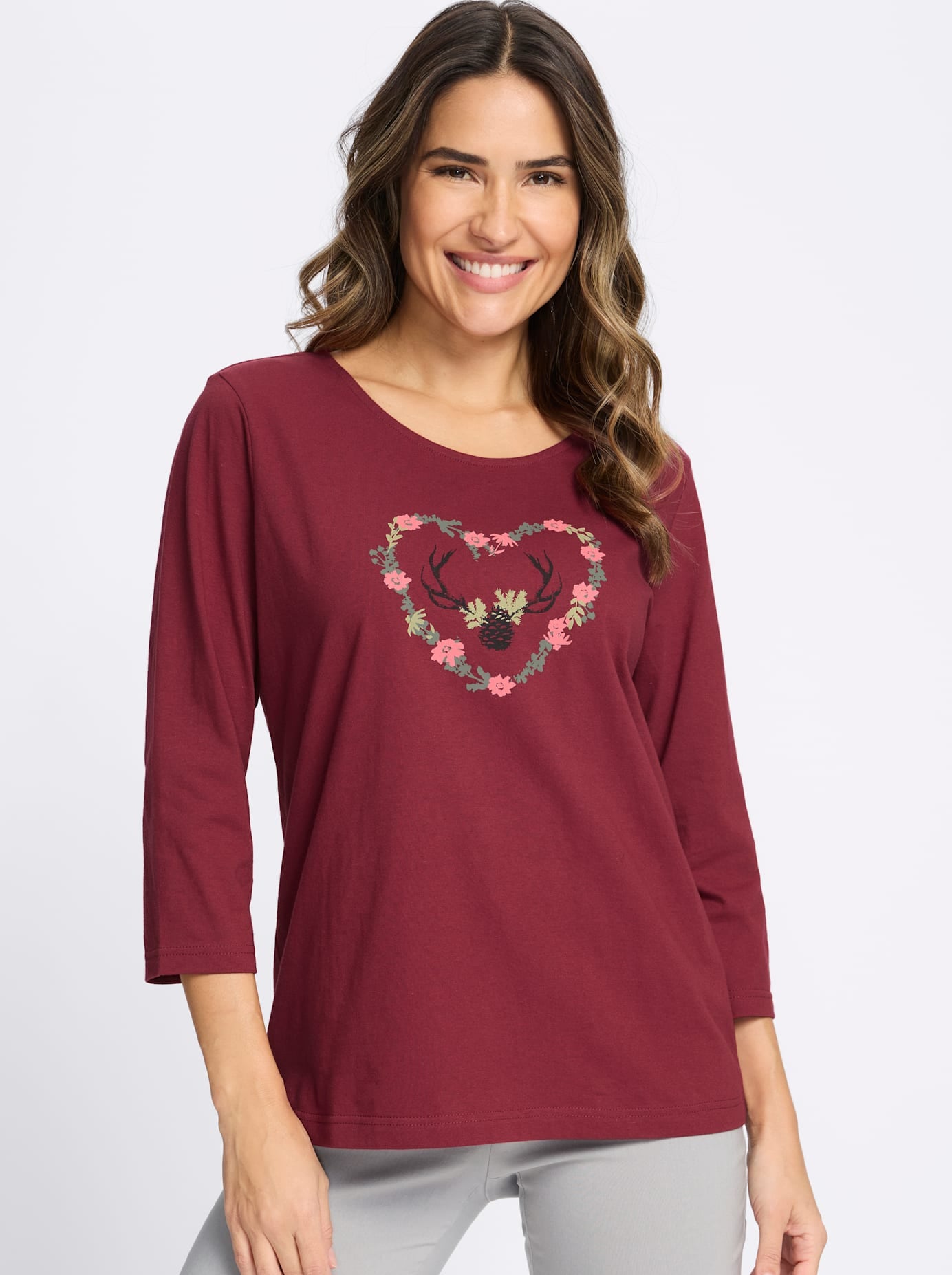 Image of Classic Basics Trachtenshirt "3/4-Arm-Shirt" 1