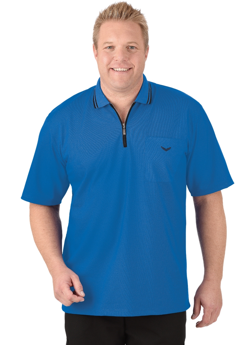 Trigema Poloshirt »TRIGEMA Poloshirt mit Reissverschluss«, (1 tlg.)