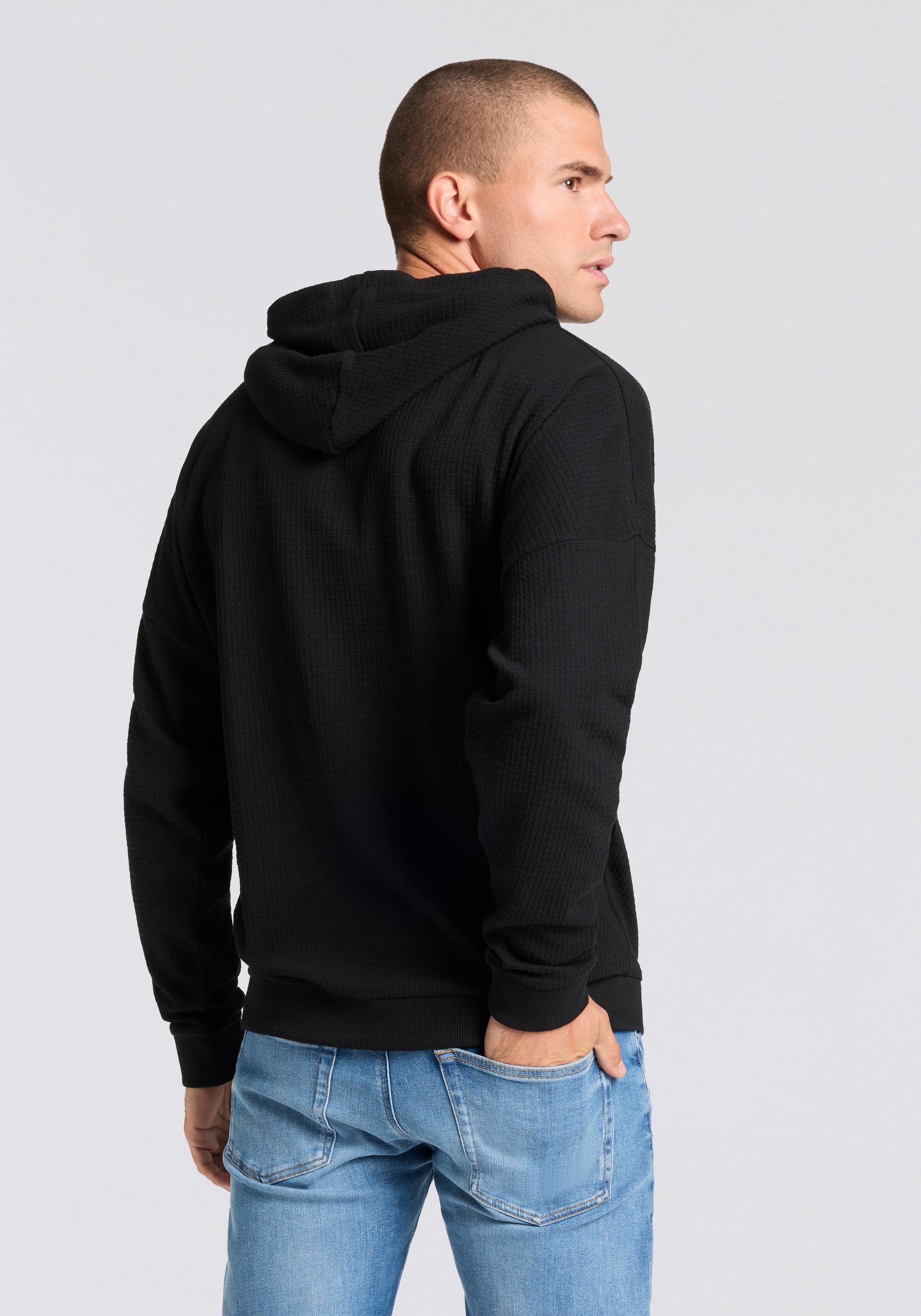 HUGO Underwear Hoodie »Austin«, mit Struktur, Relaxed Fit, Baumwoll-Mix
