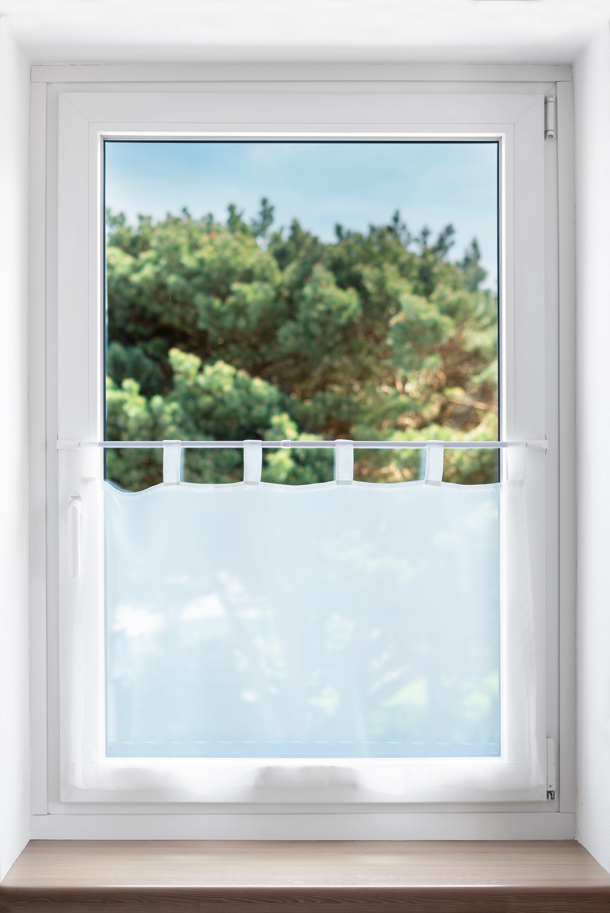 GARESA Scheibenstange "ø 12 mm"" Ø 12 mm ausziehbar Montage am Fensterrahmen, ausziehbar, Klemmfunktion, ohne Bohren