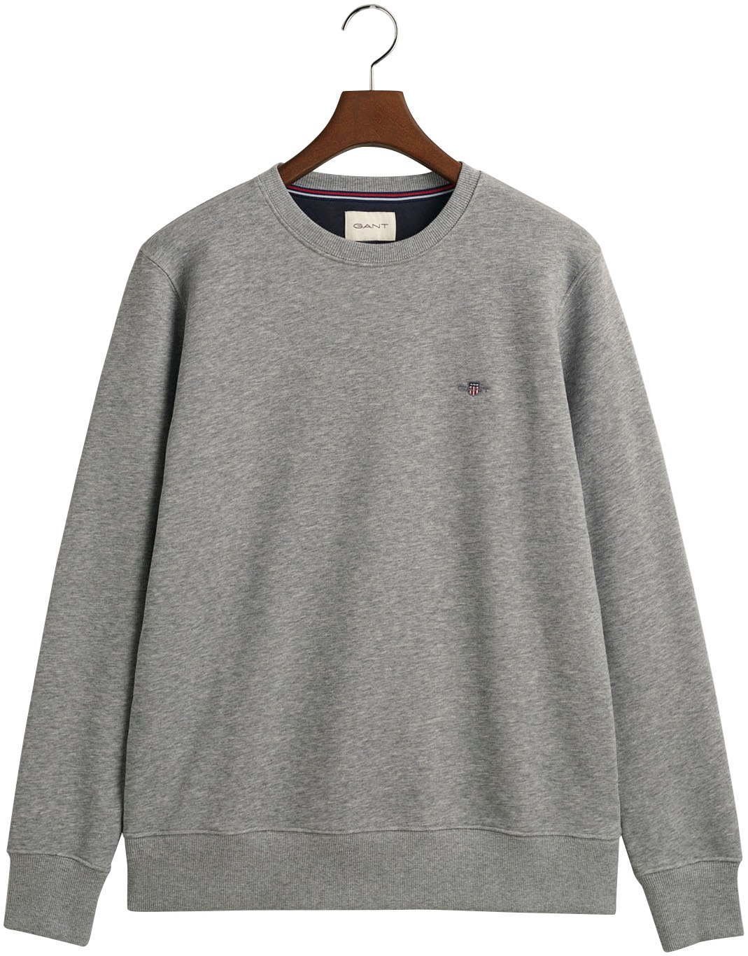 Gant Sweatshirt »REG SHIELD C-NECK SWEAT«, mit Logostickerei auf der Brust

