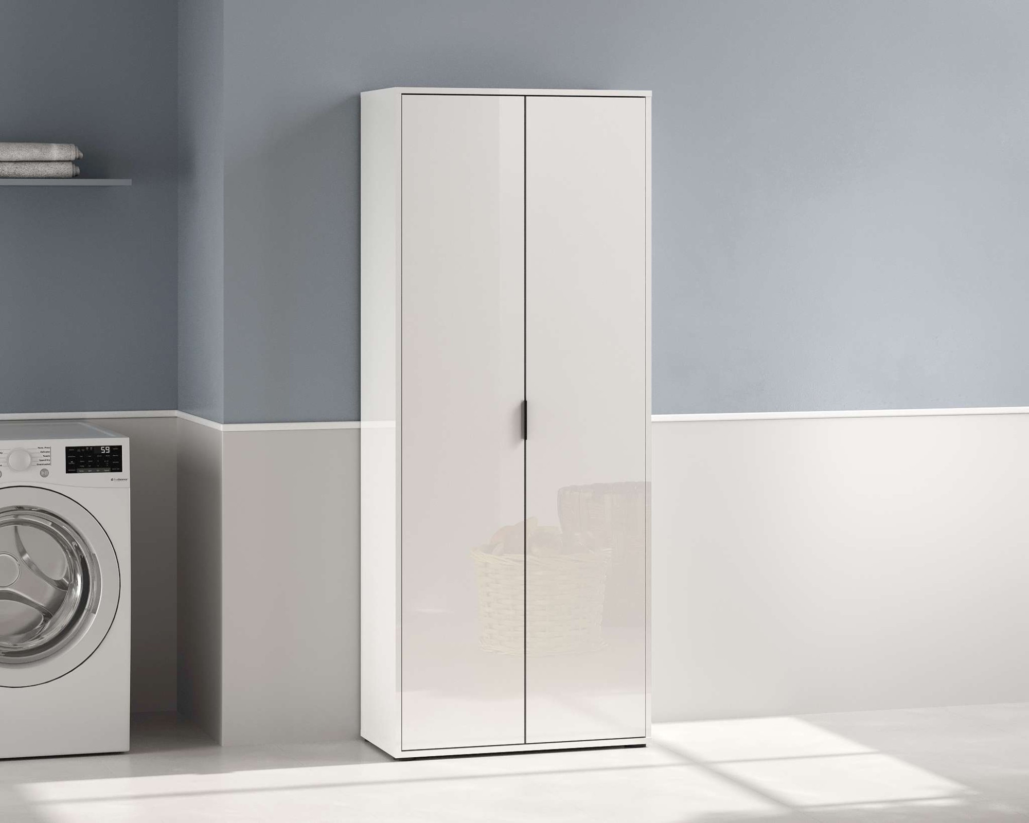 INOSIGN Armoire multi-usages »Stauraumschrank , Breite 72,5 cm , Höhe 178 cm« 1 cuis tlg. 2-türiger Schrank, 3 kleine + 1 grosser Boden, hochglanz lackiert