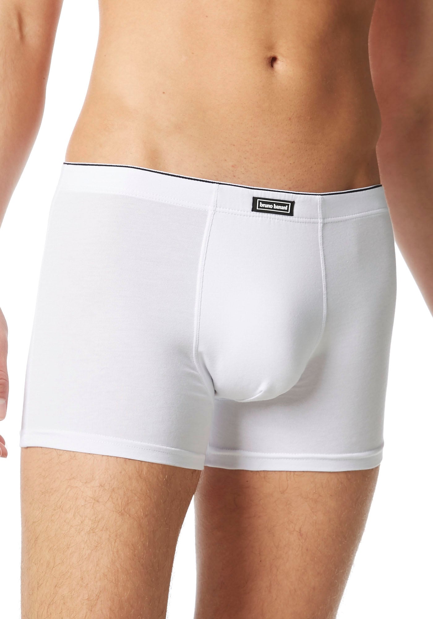 Bruno Banani Boxershorts »Short Infinity«, mit kontrastfarbenen Logobund