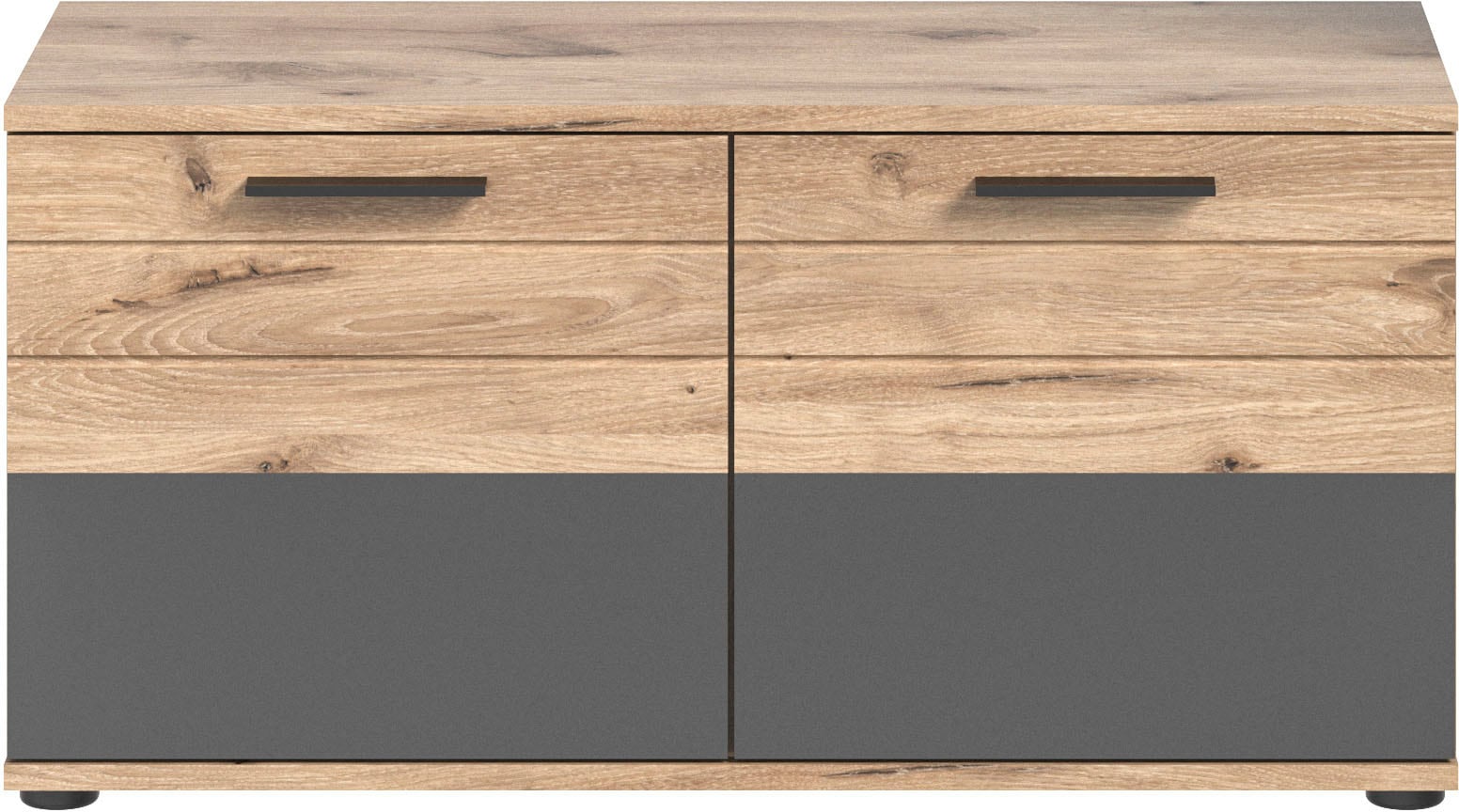 INOSIGN Garderoben-Set »Riga, Breite 175 cm, hochwertige Rillenfräsung, 3-teilig, best. aus:«, (Set, 3 St.), Garderobenschrank, Sitzbank, Paneel