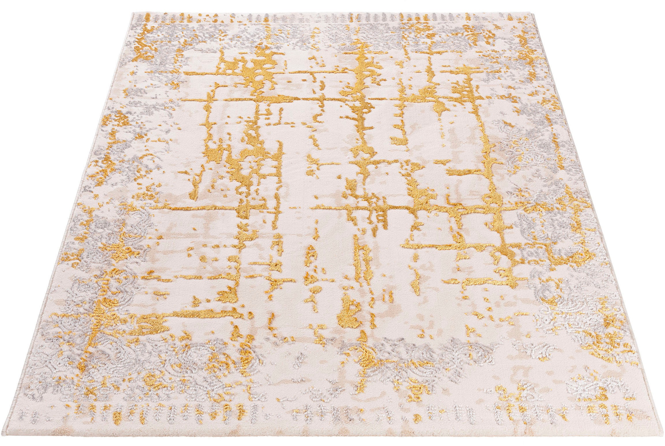 Image of Sehrazat Teppich »Lara 706«, rechteckig, 10 mm Höhe, Hoch-Tief-Struktur, mit Glanz, Wohnzimmer bei Ackermann Versand Schweiz