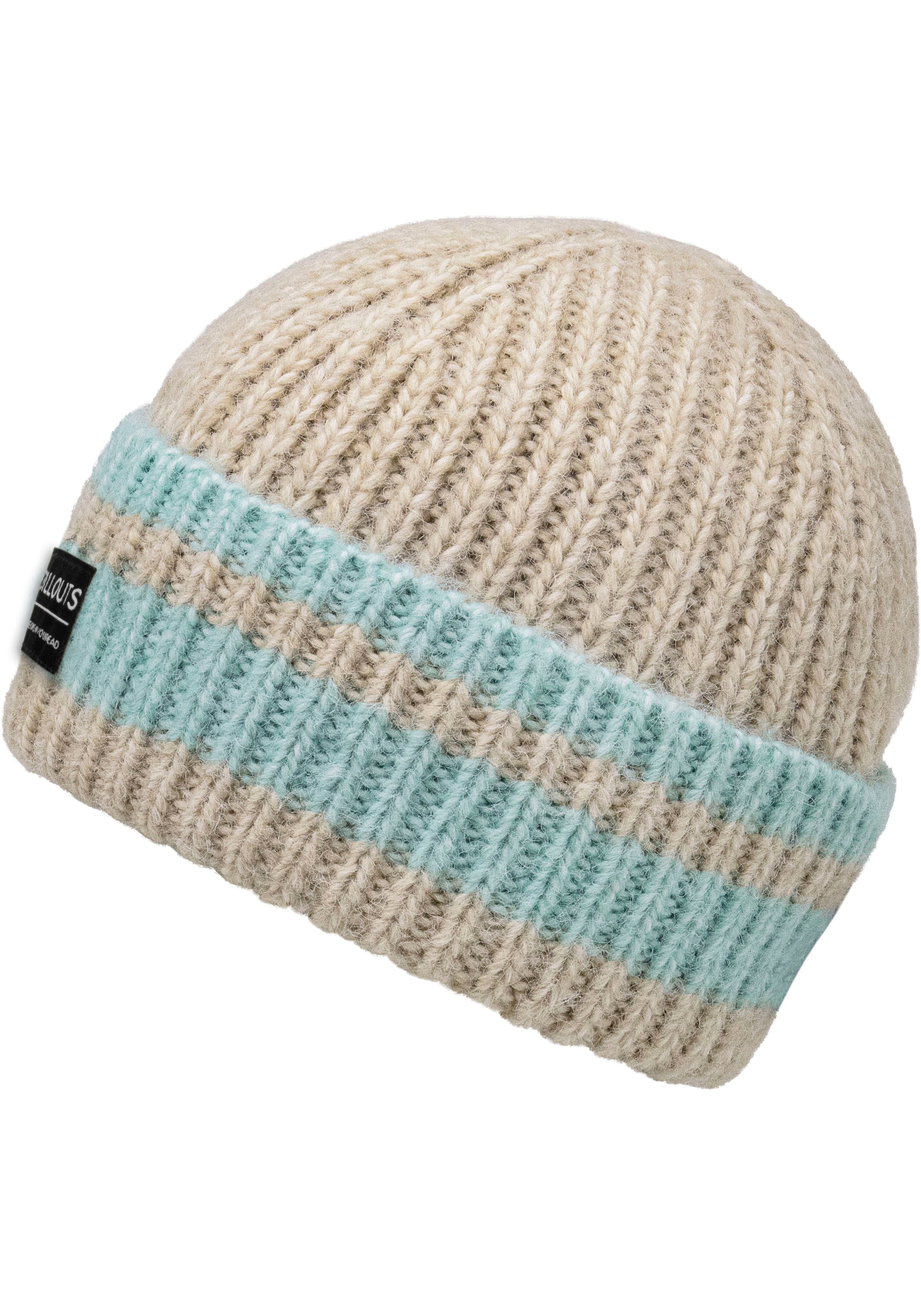 chillouts Strickmütze »Cooper Hat«, mit Kontrast-Streifen