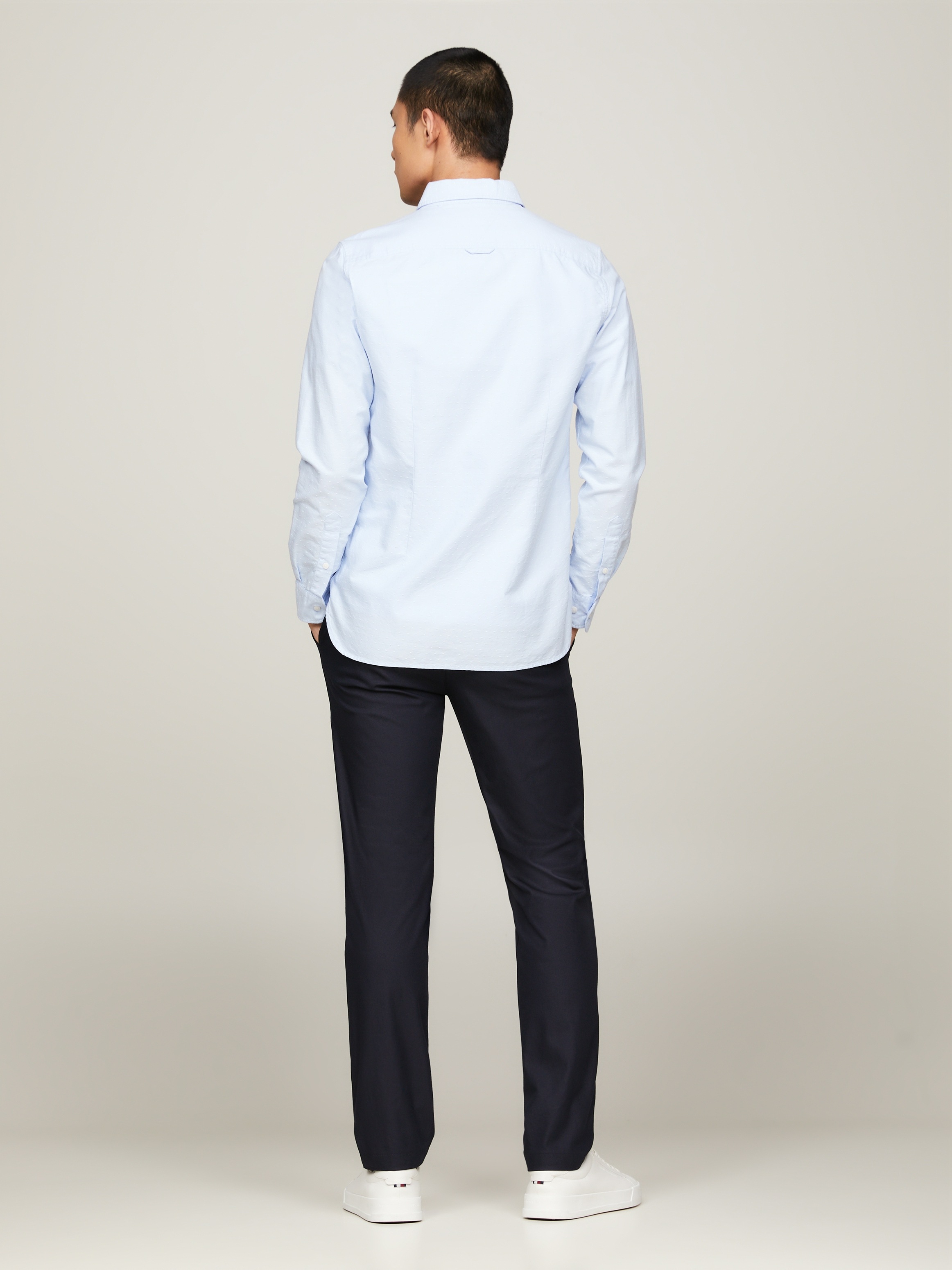 Tommy Hilfiger Langarmhemd »OXFORD DOBBY Slim Fit SHIRT«