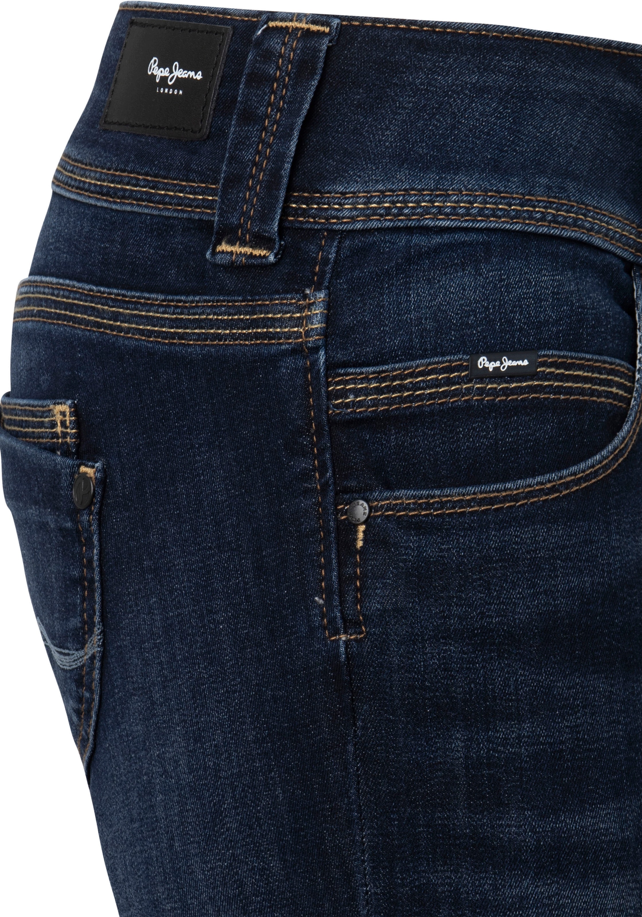 Pepe Jeans Straight-Jeans »VENUS«, mit Badge