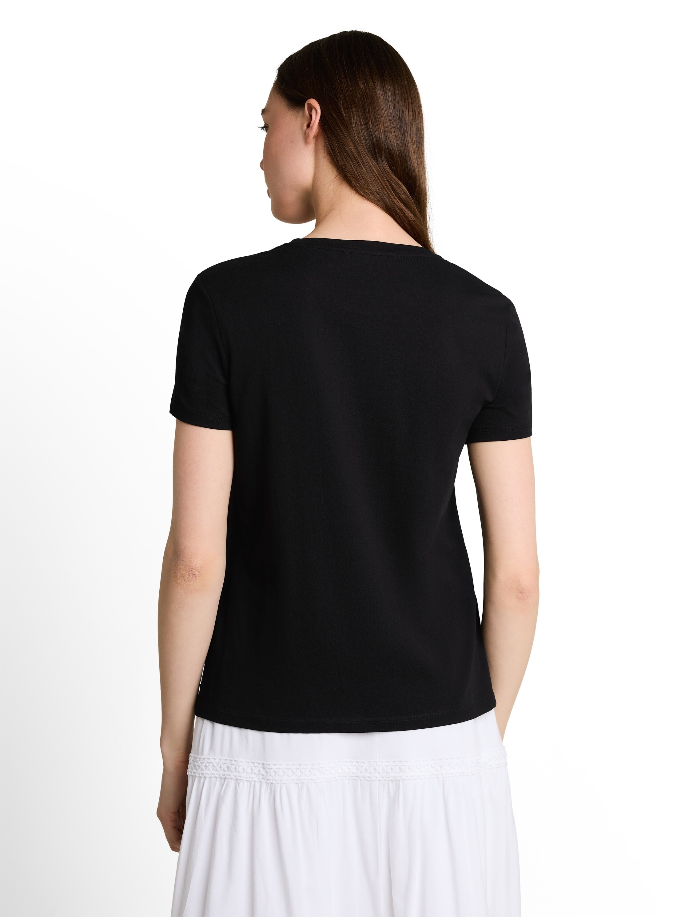 TOM TAILOR Denim T-shirt à manches courtes T-shirt d'été avec broderie