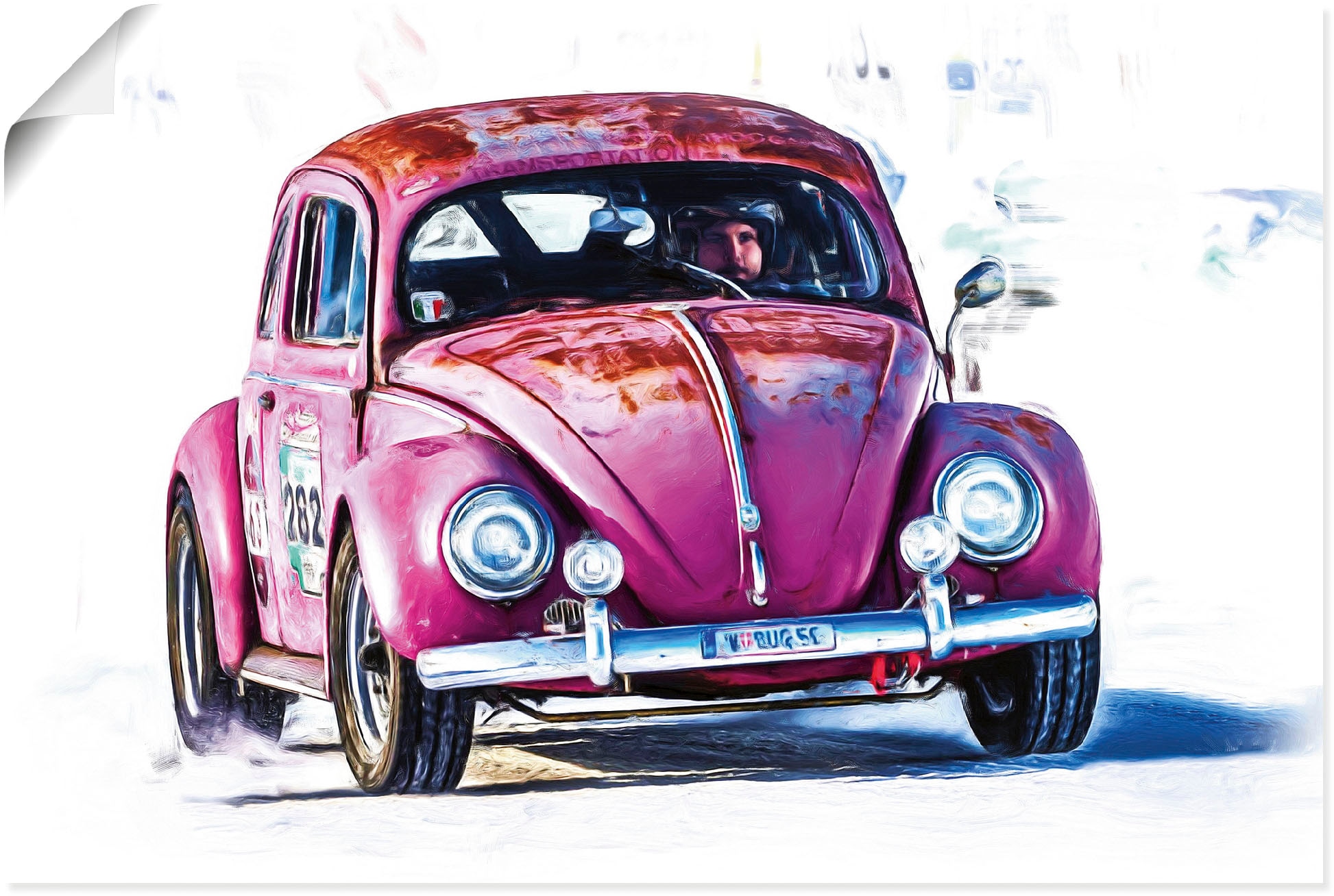 Image of Artland Poster "Kleiner Flitzer" Auto 1 Stk. tlg. ohne Rahmen