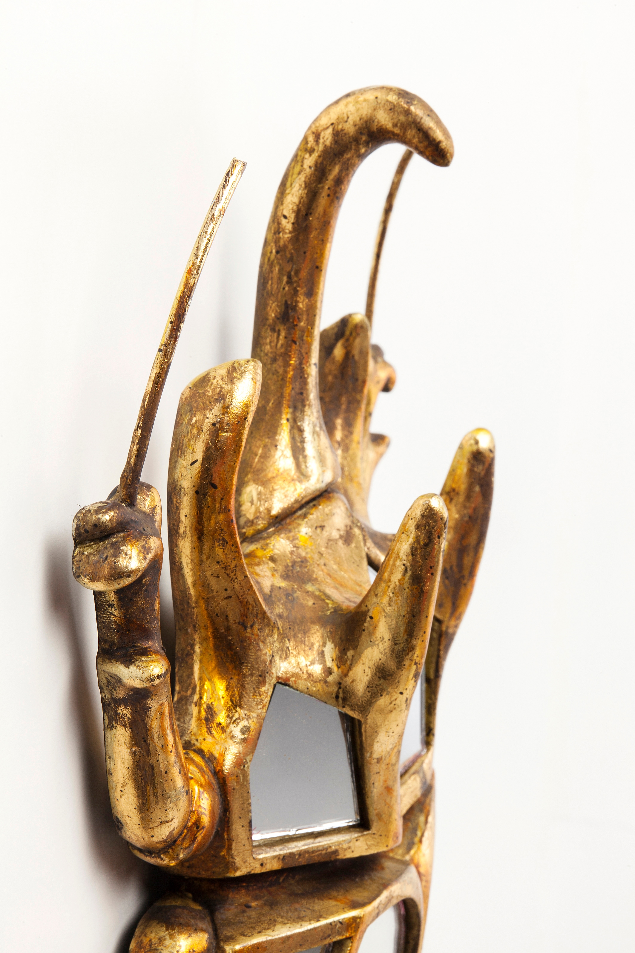 Kare Design Wanddekoobjekt »Wandschmuck Beetle Mirror 25x39cm«