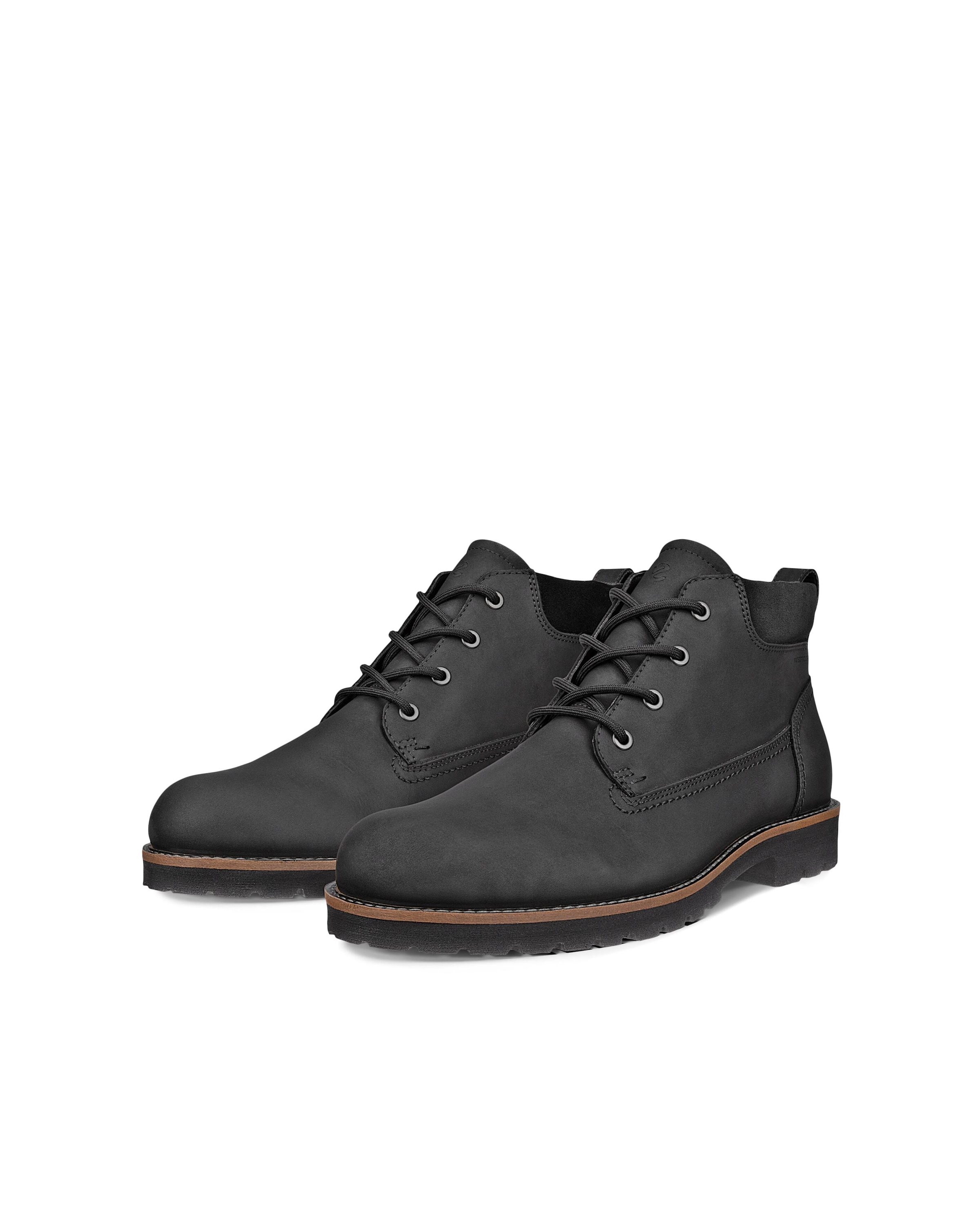 Image of Ecco Schnürstiefelette "ECCO CHARLESTOWN" Schnürboots, Workerboots mit Profilsohle, waterproof