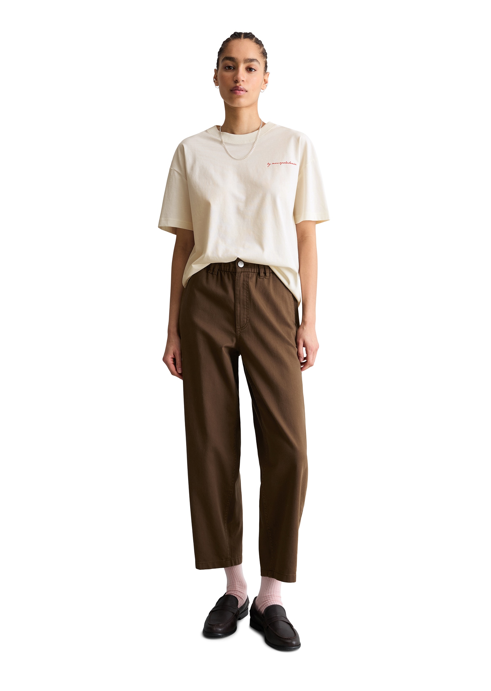 Marc O'Polo DENIM T-Shirt Relaxed Fit, grosser Rückenprint