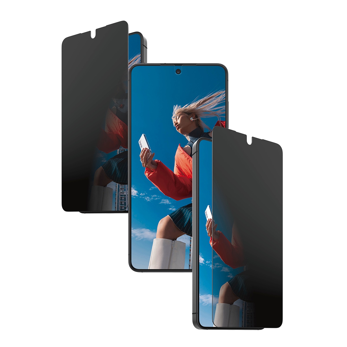 CARE by PanzerGlass Displayschutzglas »2-Way Privacy Screen Protector« für Samsung Galaxy S26 Displayschutzfolie, Schutzfolie, Bildschirmschutz, kratz- & stossfest