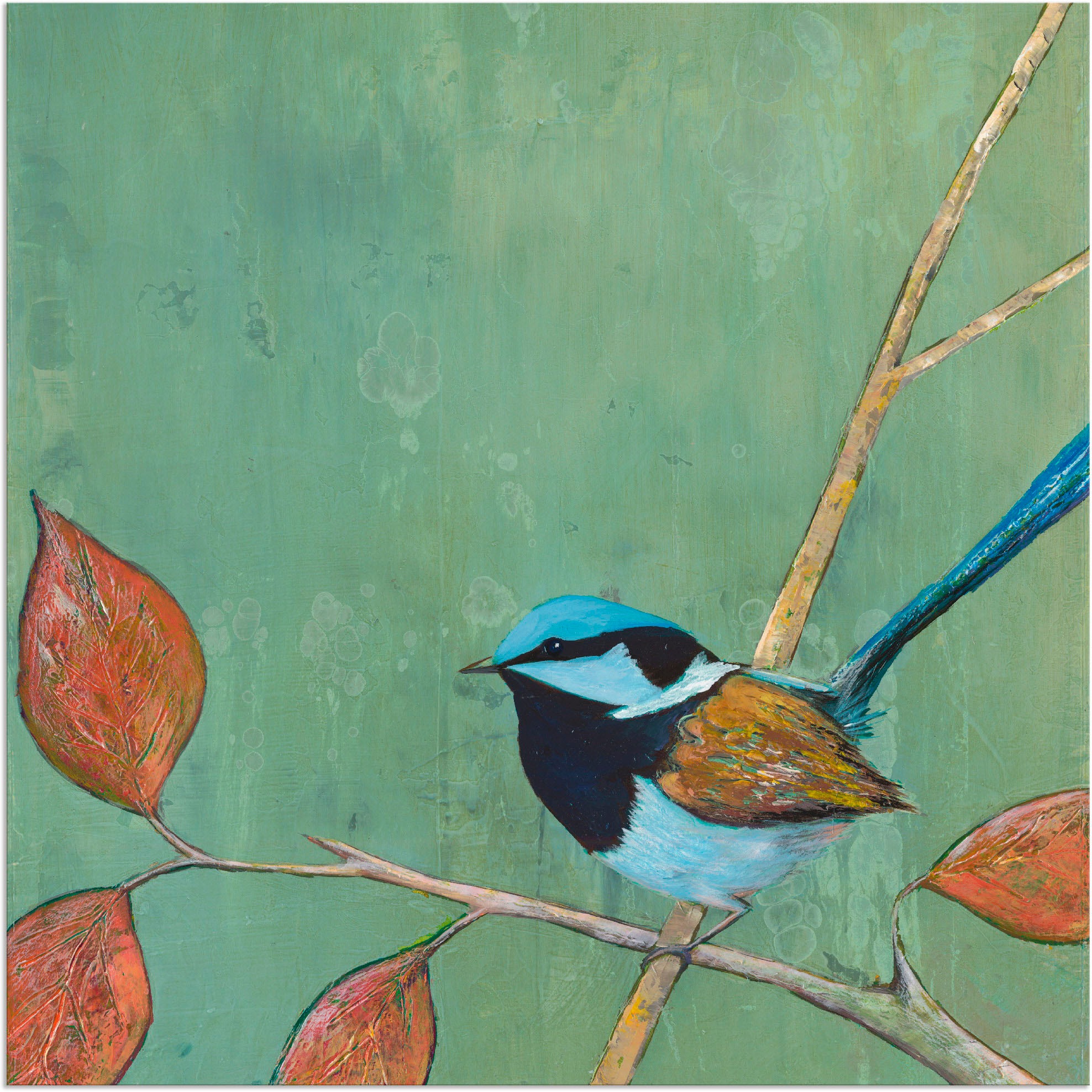 Image of Artland Wandbild »Ruhefluss I«, Vögel, (1 St.), in vielen Grössen & Produktarten - Alubild / Outdoorbild für den Aussenbereich, Leinwandbild, Poster, Wandaufkleber / Wandtattoo auch für Badezimmer geeignet bei Ackermann Versand Schweiz