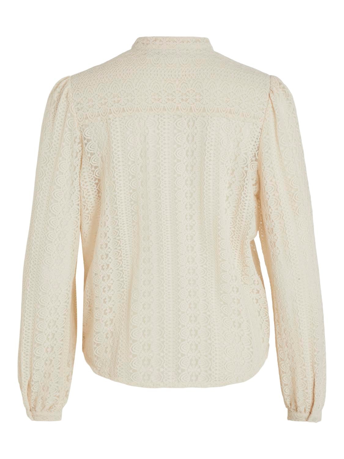 Vila Blusenshirt »VICHIKKA LACE L/S SHIRT- NOOS«