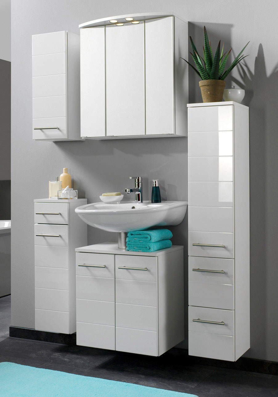 welltime Badmöbel-Set »Porto« 3 Stk. tlg.