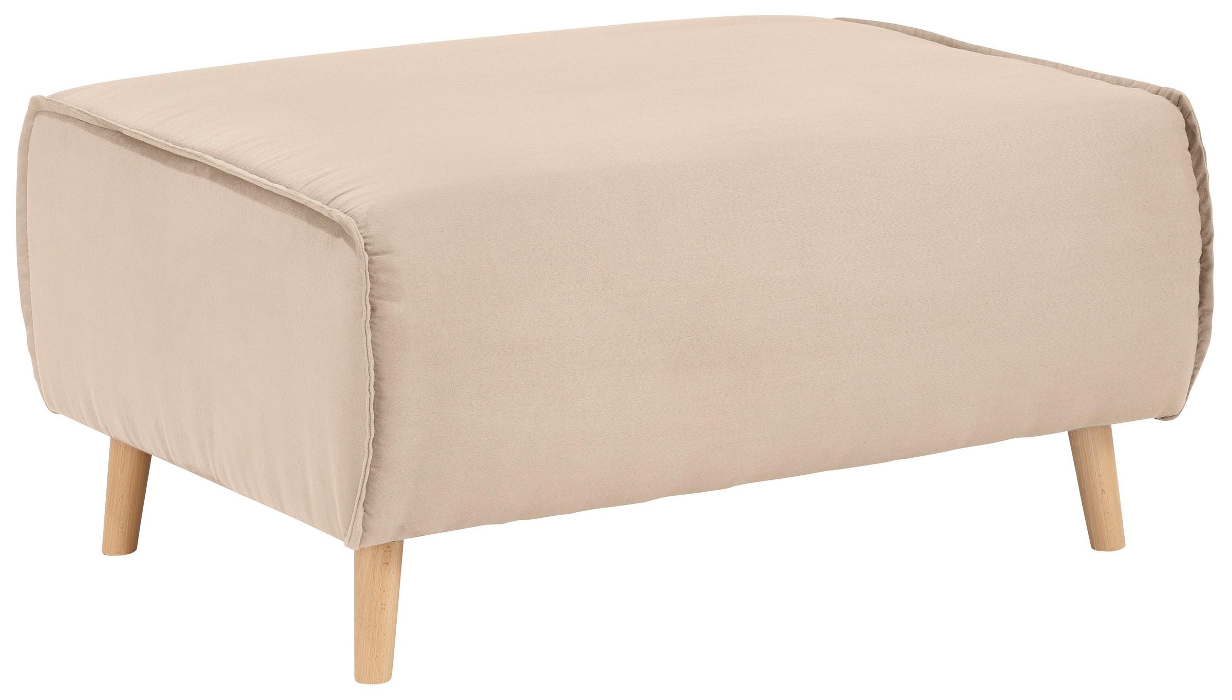 Home affaire Hocker »Julia«, mit Keder und Holzfüssen