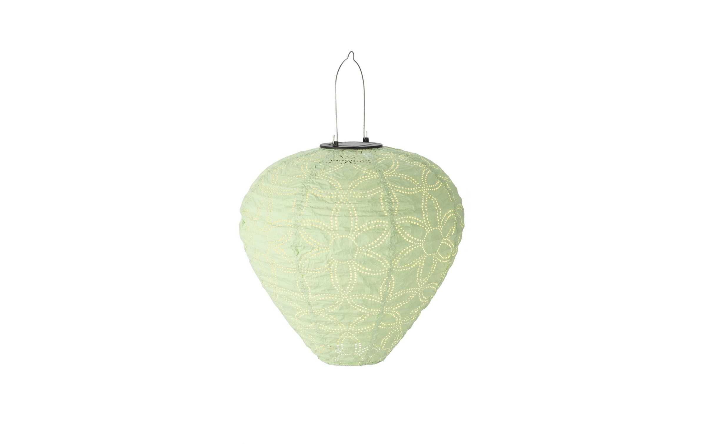 Image of STT LED Gartenleuchte "Solar Lanterne drop mint" Warmweiss