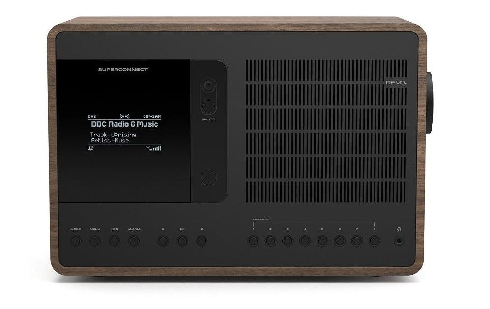 Revo Radio »SuperConnect Walnuss/Schwarz«