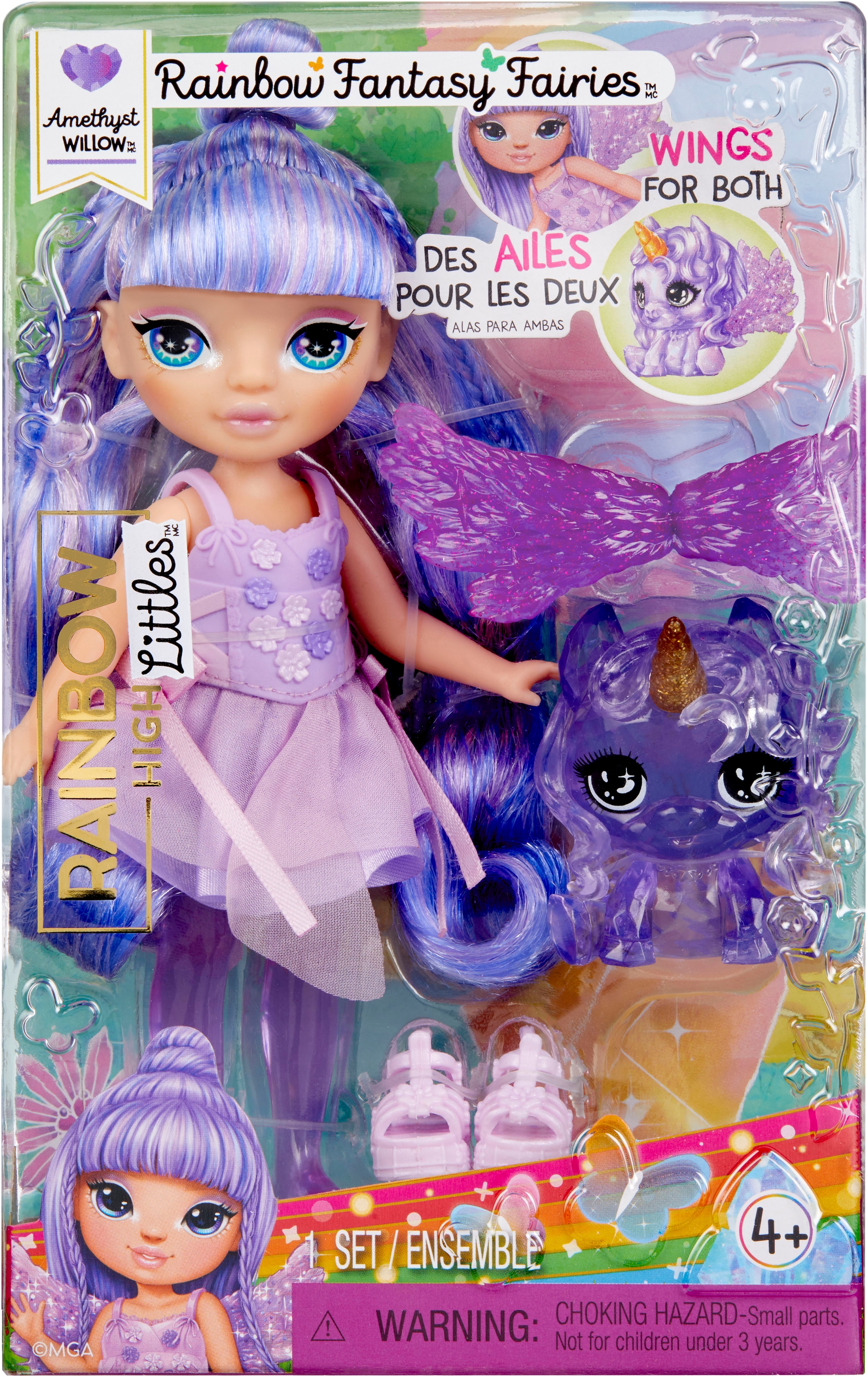 RAINBOW HIGH Minipuppe »Littles Rainbow Fantasy Fairies Doll- Amethyst (purple)«
