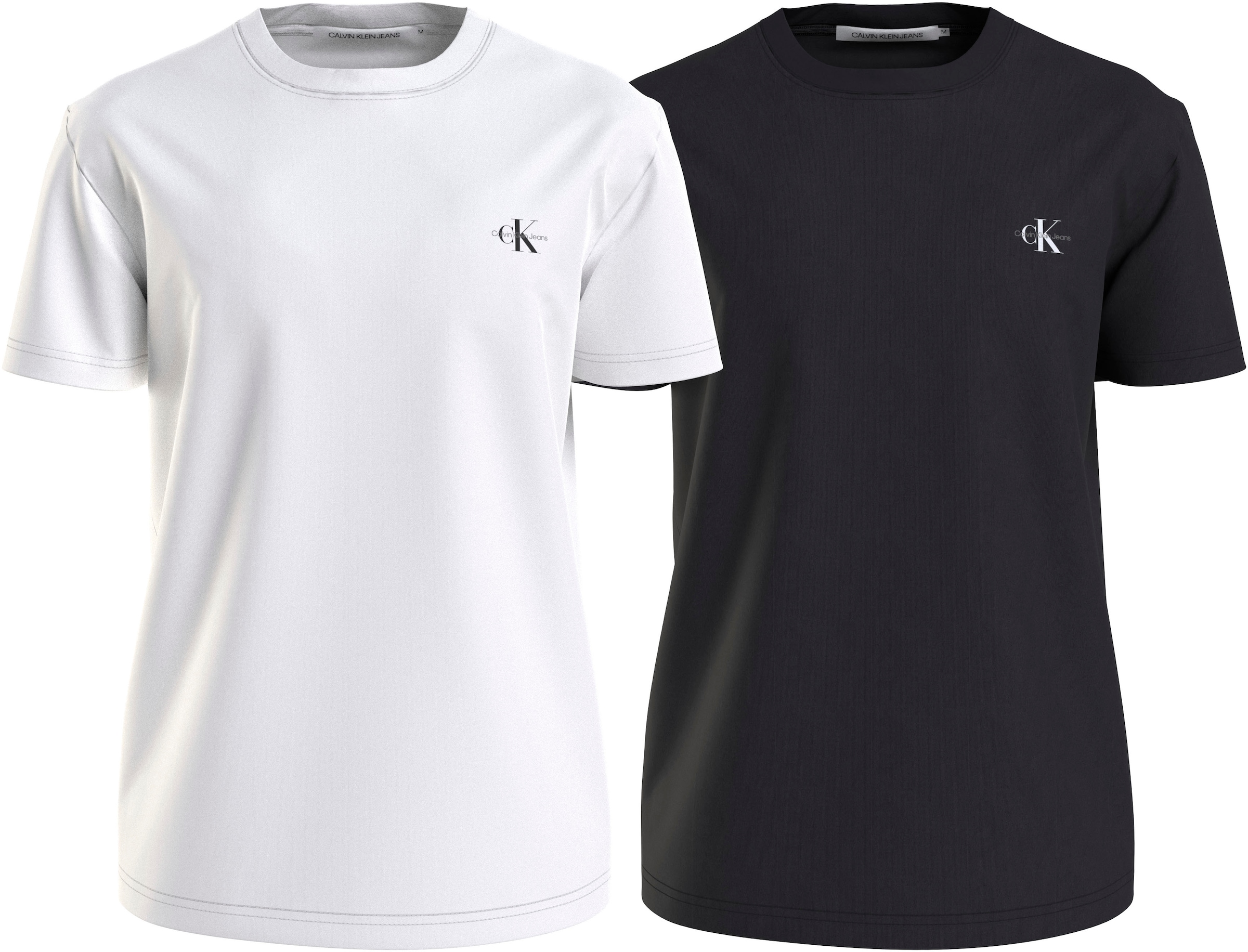 T-Shirt »2 PACK MONOLOGO«, Logodruck