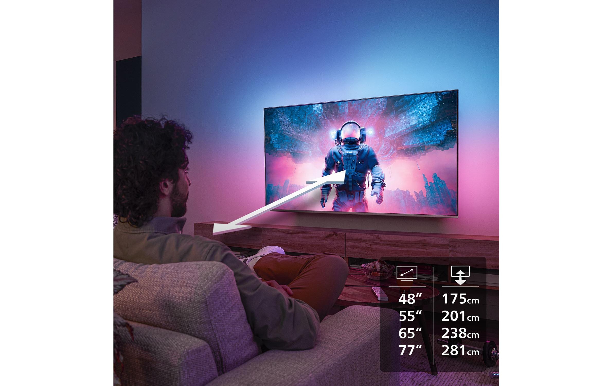 Philips OLED-Fernseher »55OLED760/12 55«, 4K Ultra HD