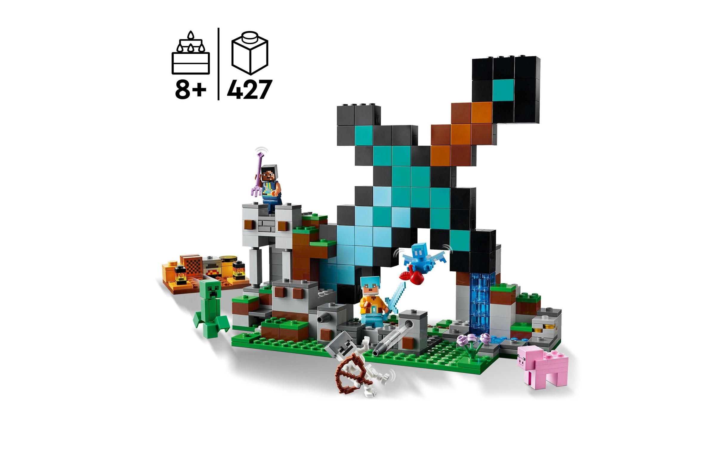LEGO® Konstruktionsspielsteine »Der Schwert-Aussenposten«, (427 St.)
