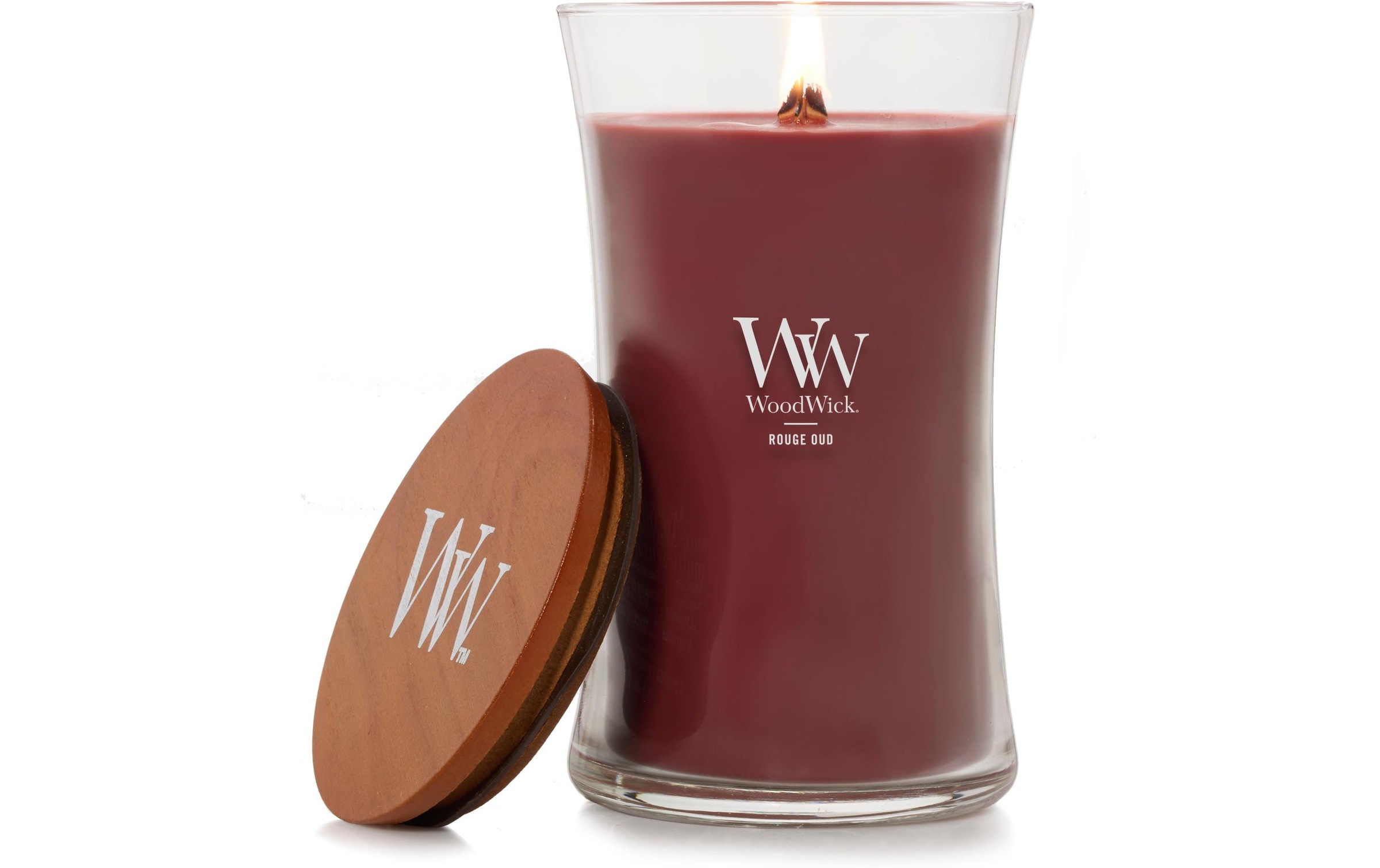 Woodwick Duftkerze »Rouge Oud Large Jar«